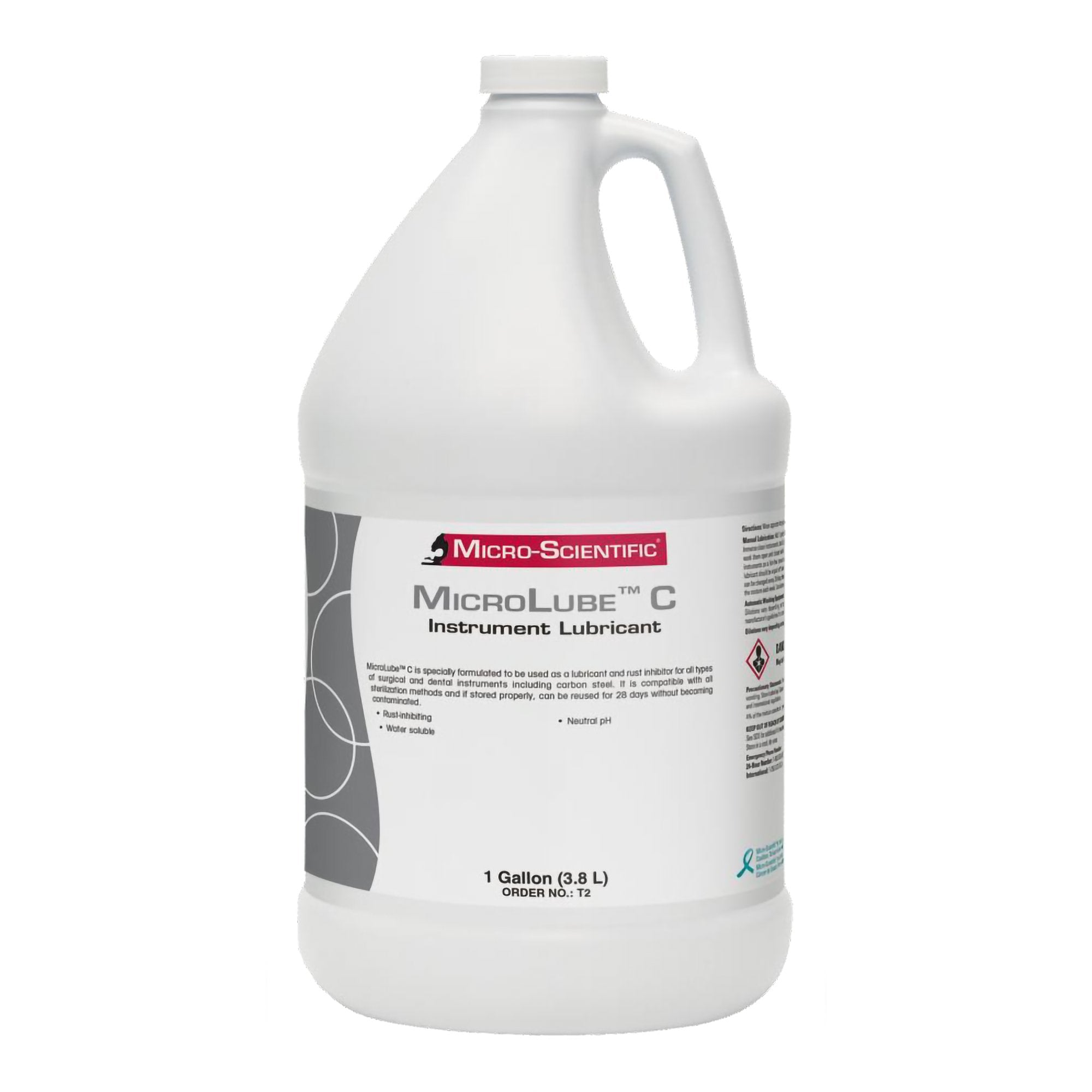 Instrument Lubricant MicroLube C Liquid Concentrate 1 gal. Jug