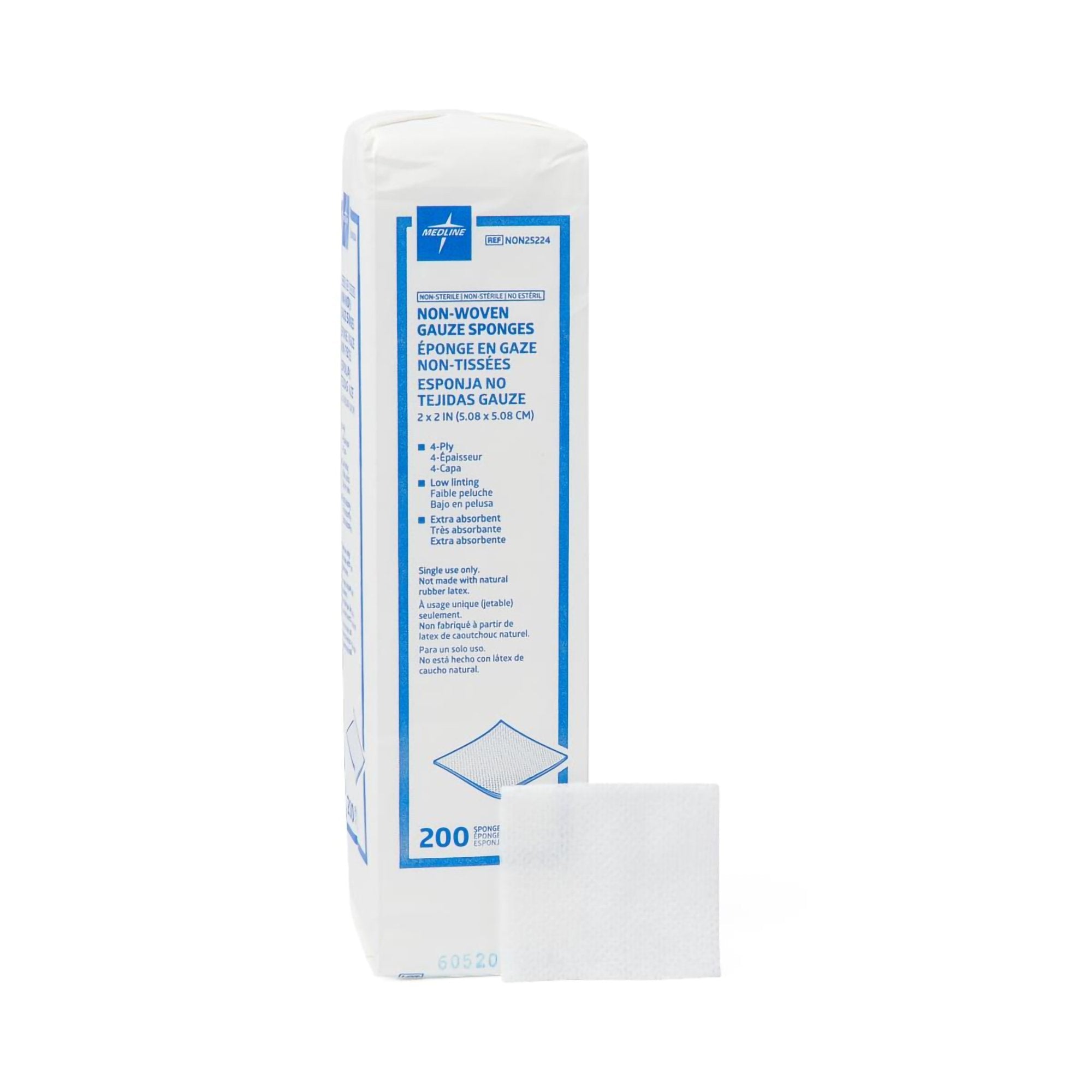 Nonwoven Sponge Avant Gauze 2 X 2 Inch 4-Ply NonSterile 200 per Pack
