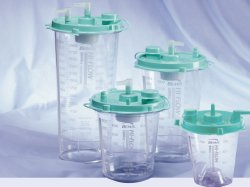 Rigid Suction Canister Hi Flow 3000 mL Sealing Lid