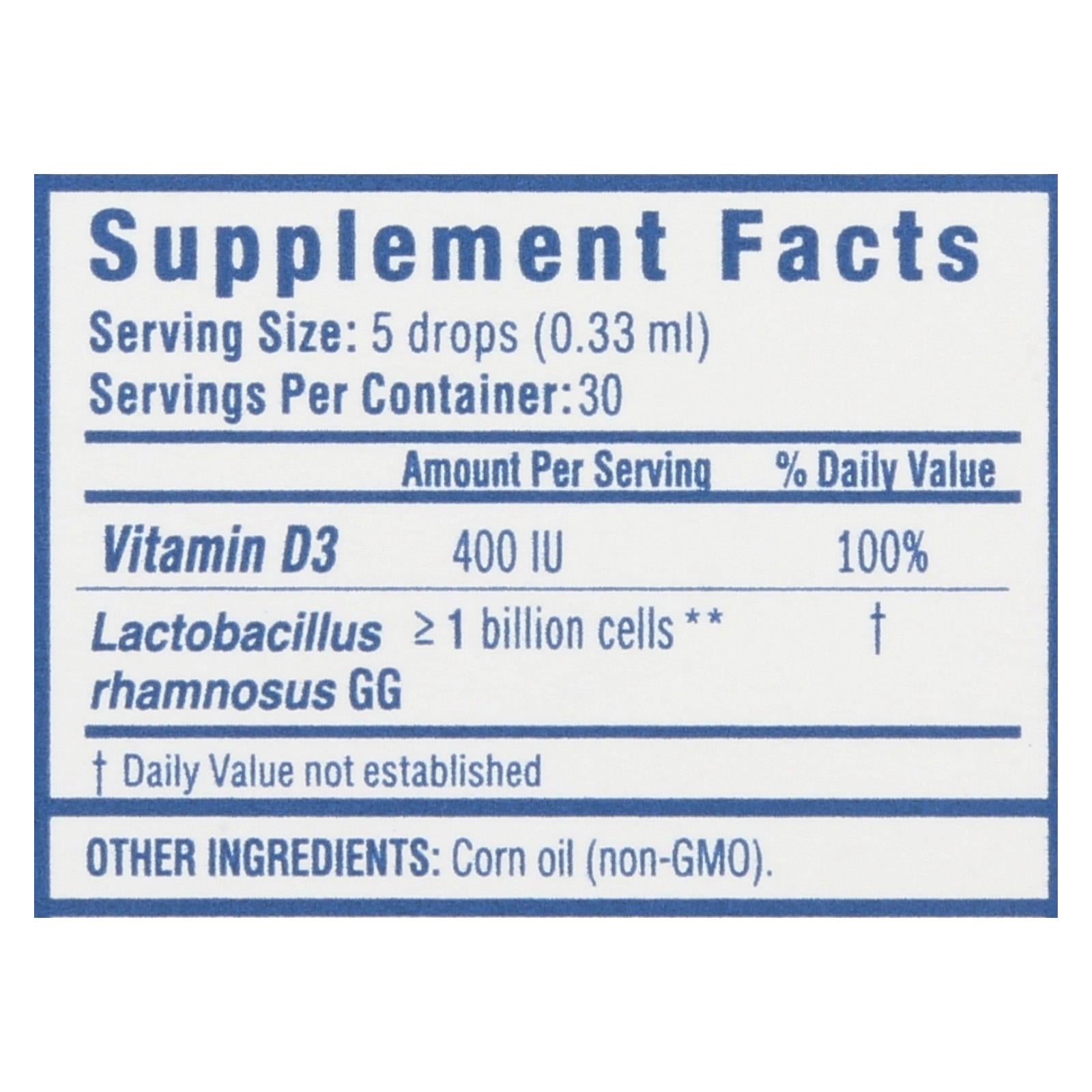 mommys bliss probiotic drops vitamin d 1 each 34 fz