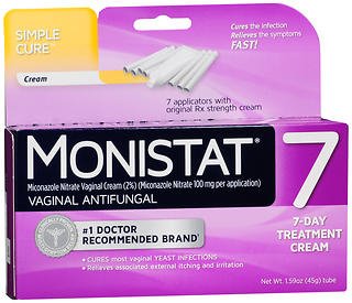 Vaginal Antifungal Monistat 7 2% Strength Suppository 7 per Box Applicator