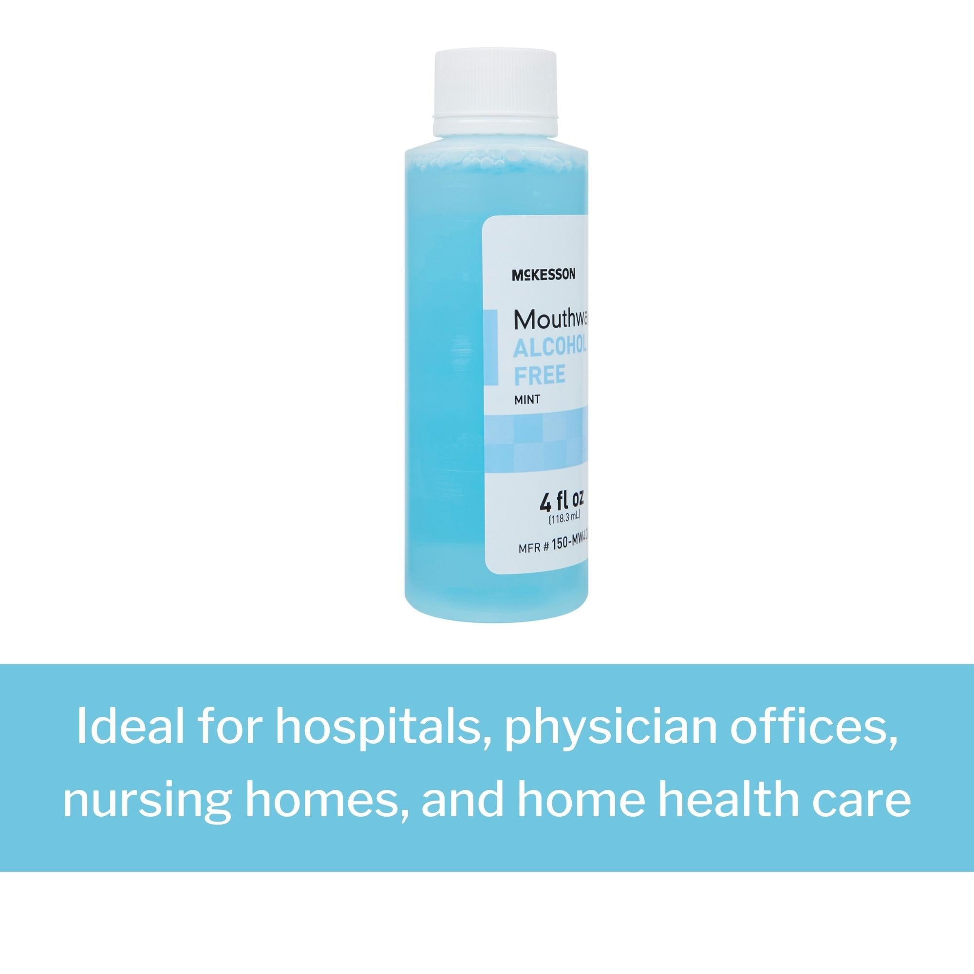 mouthwash mckesson 4 oz mint flavor packaging type each