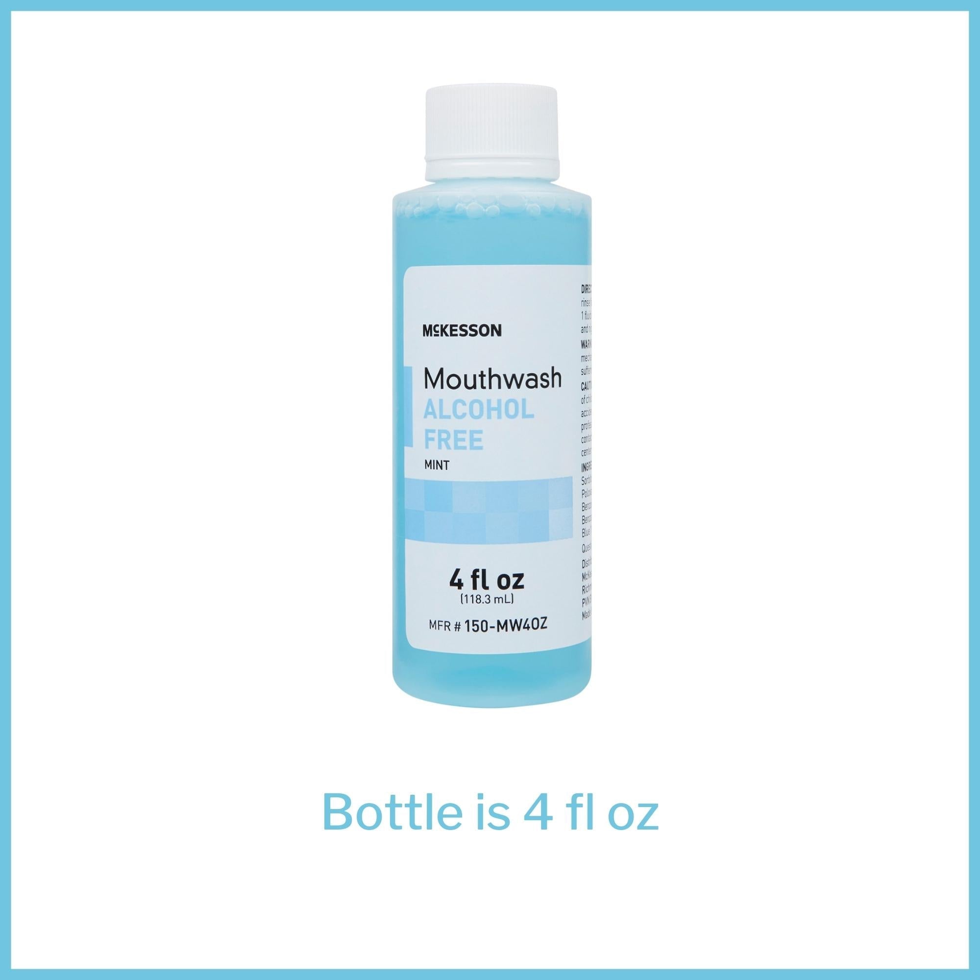 mouthwash mckesson 4 oz mint flavor packaging type each