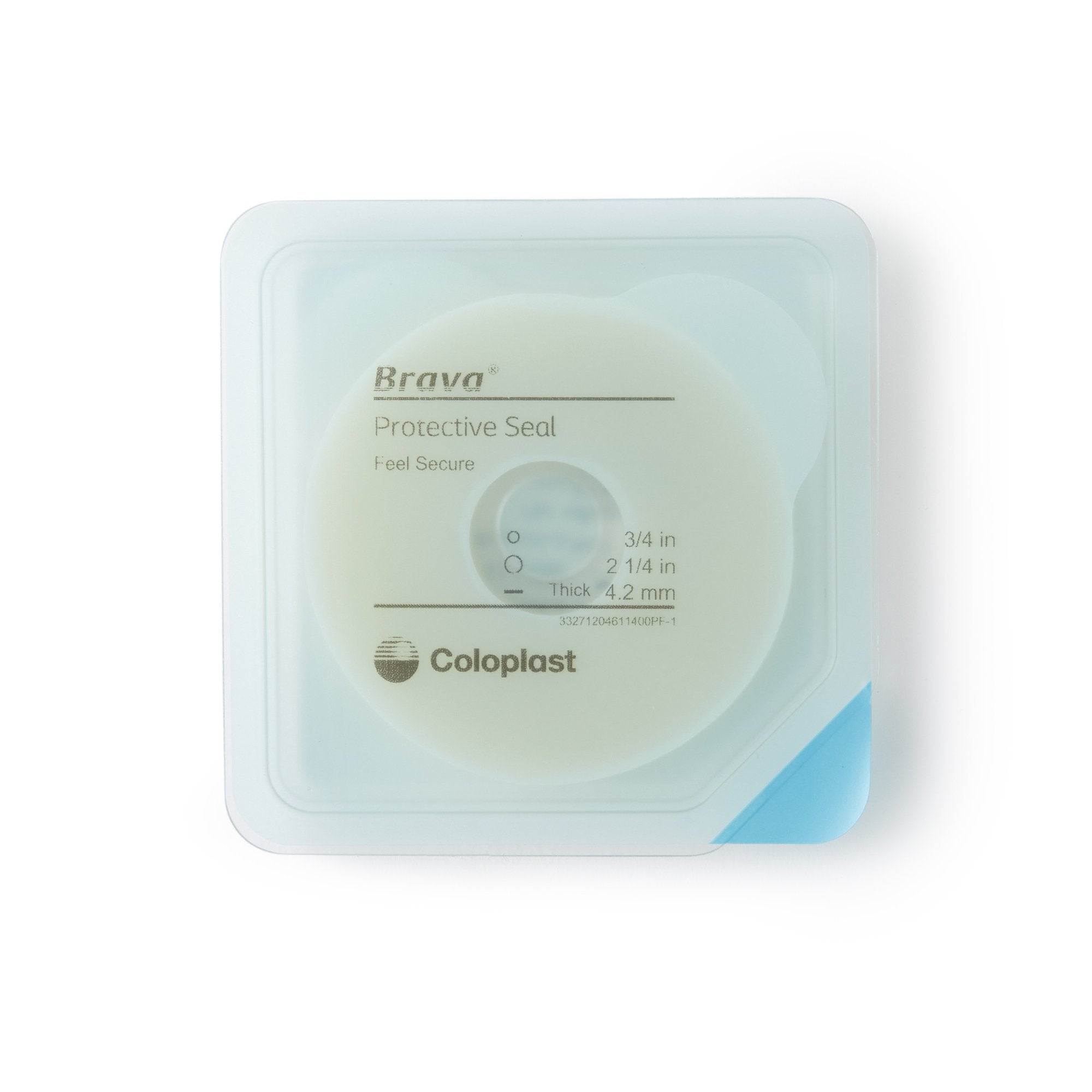 Ostomy Seal Brava Thick 3/4 Inch (18mm) Stoma 2-1/4 Inch (57 mm) 4.2mm Thick