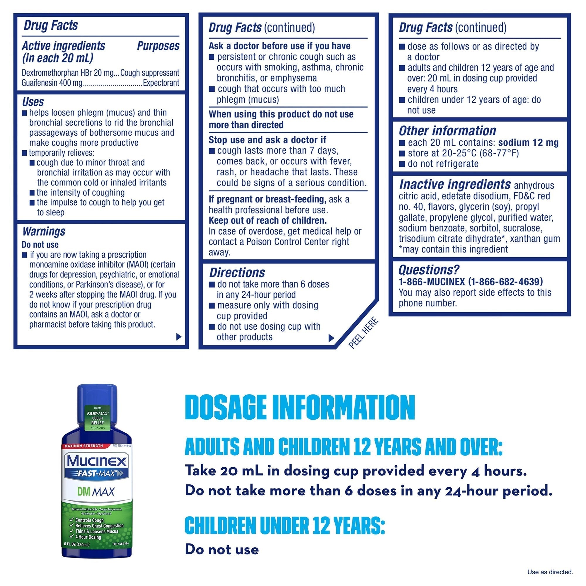 mucinex fast max dm max guaifenesin dextromethorphan cold and cough relief mucinex fast max dm max cold and cough relief mk830949ea