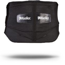 Back Brace Mueller One Size Fits Most Hook and Loop Closure 28 to 50 Inch Waist Circumference Adult