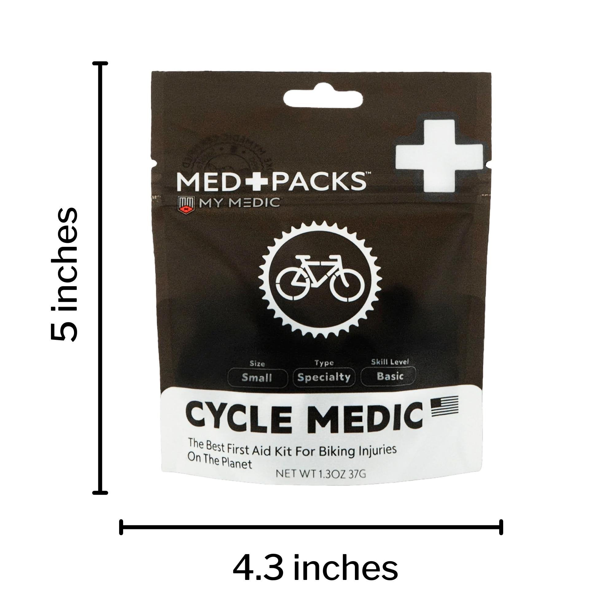 my medic med packs first aid kit for cyclists bike injury supplies in portable pouch my medic med packs cyclist first aid kit mk1208022ea