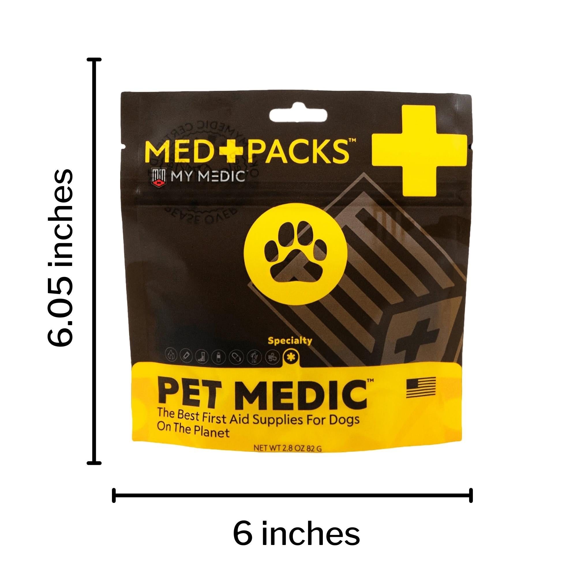 my medic med packs first aid kit for pets dog injury supplies in portable pouch my medic med packs pet medic pet first aid kit mk1207735ea