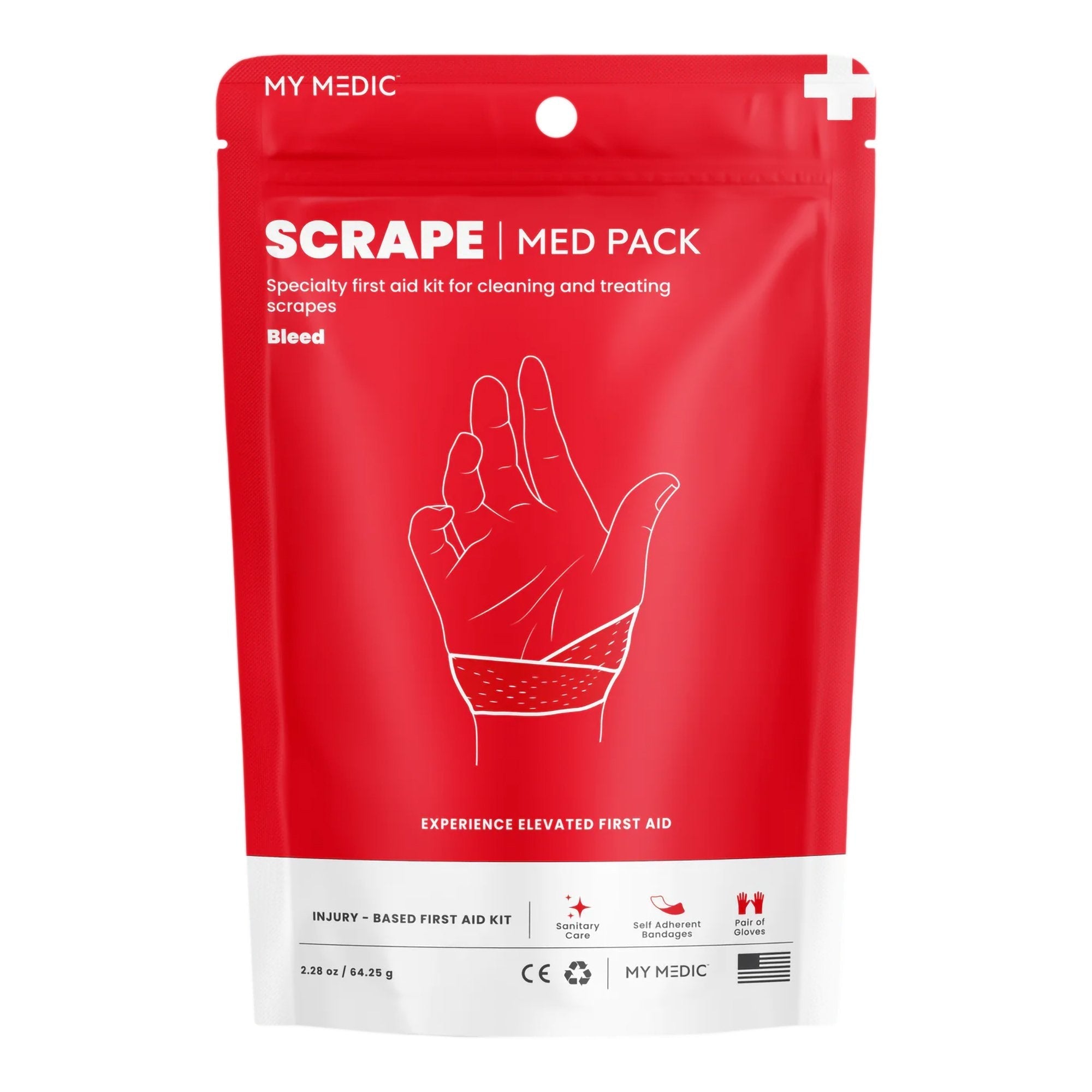 First Aid Medical Pack My Medic MED PACKS Scrape Pouch