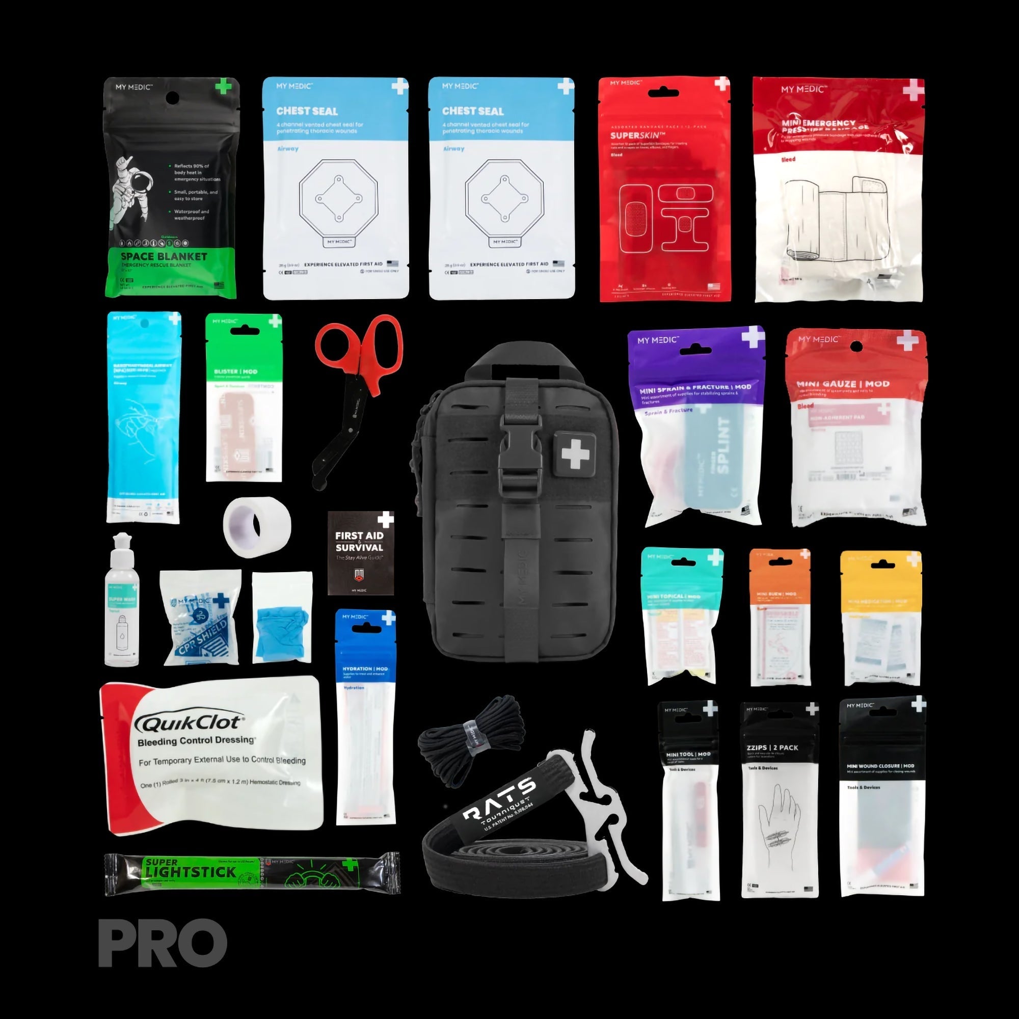 my medic myfak mini pro first aid kit black my medic myfak mini pro first aid kit mk1234448ea