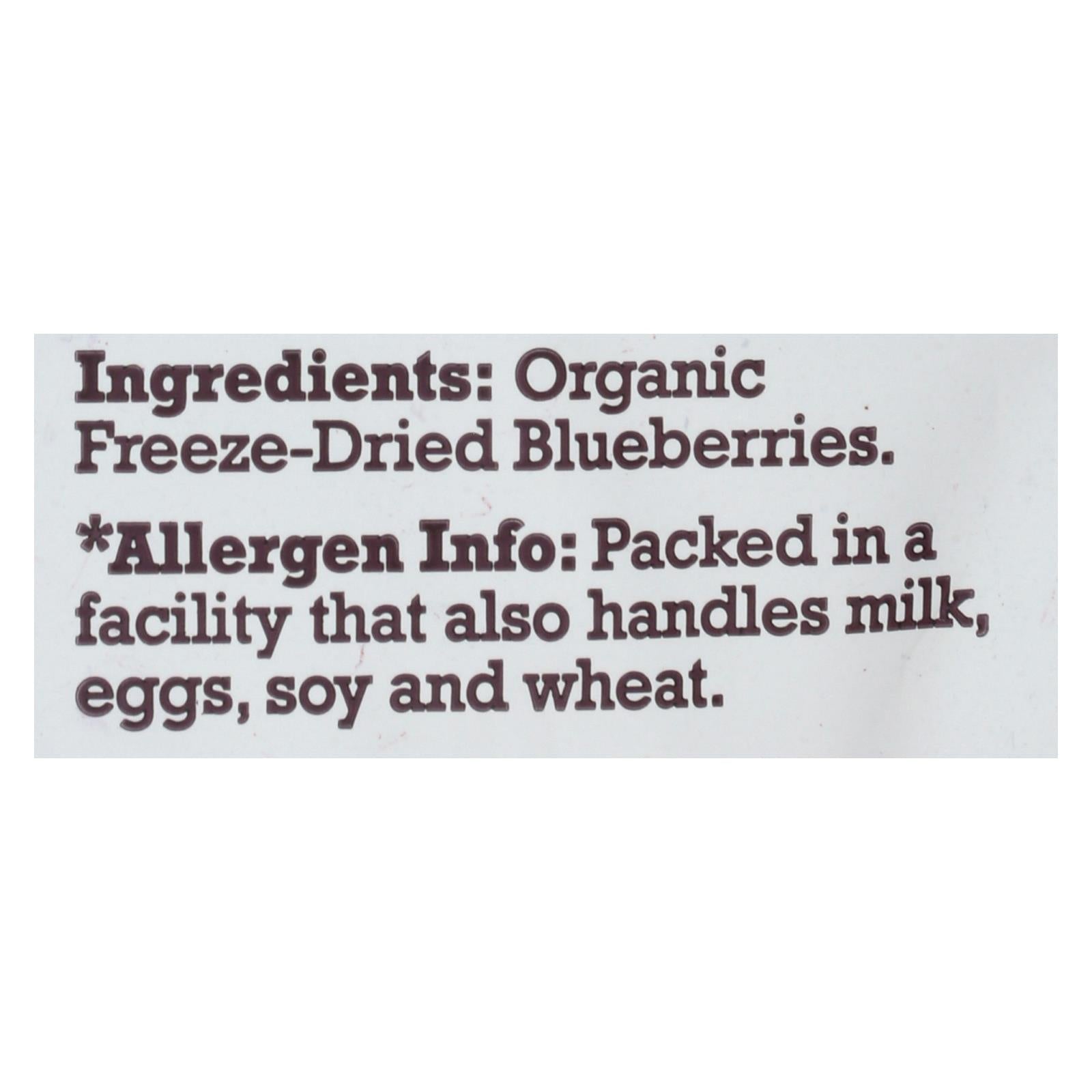 Natierra Fruit Organic Freeze Dried Blueberries 1.2 Oz Case Of 12 All Care Store