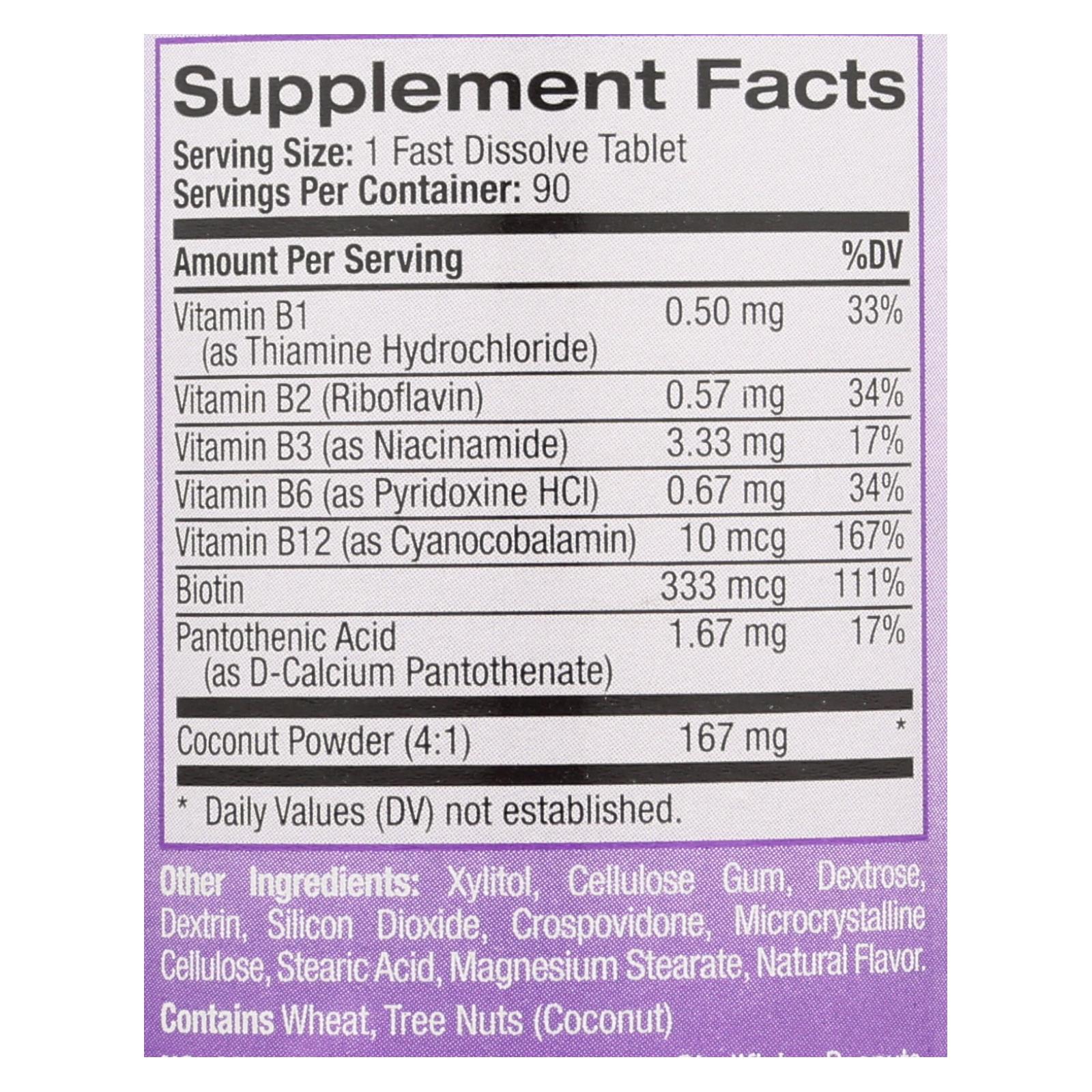 natrol b complex fast dissolve 90 tablets