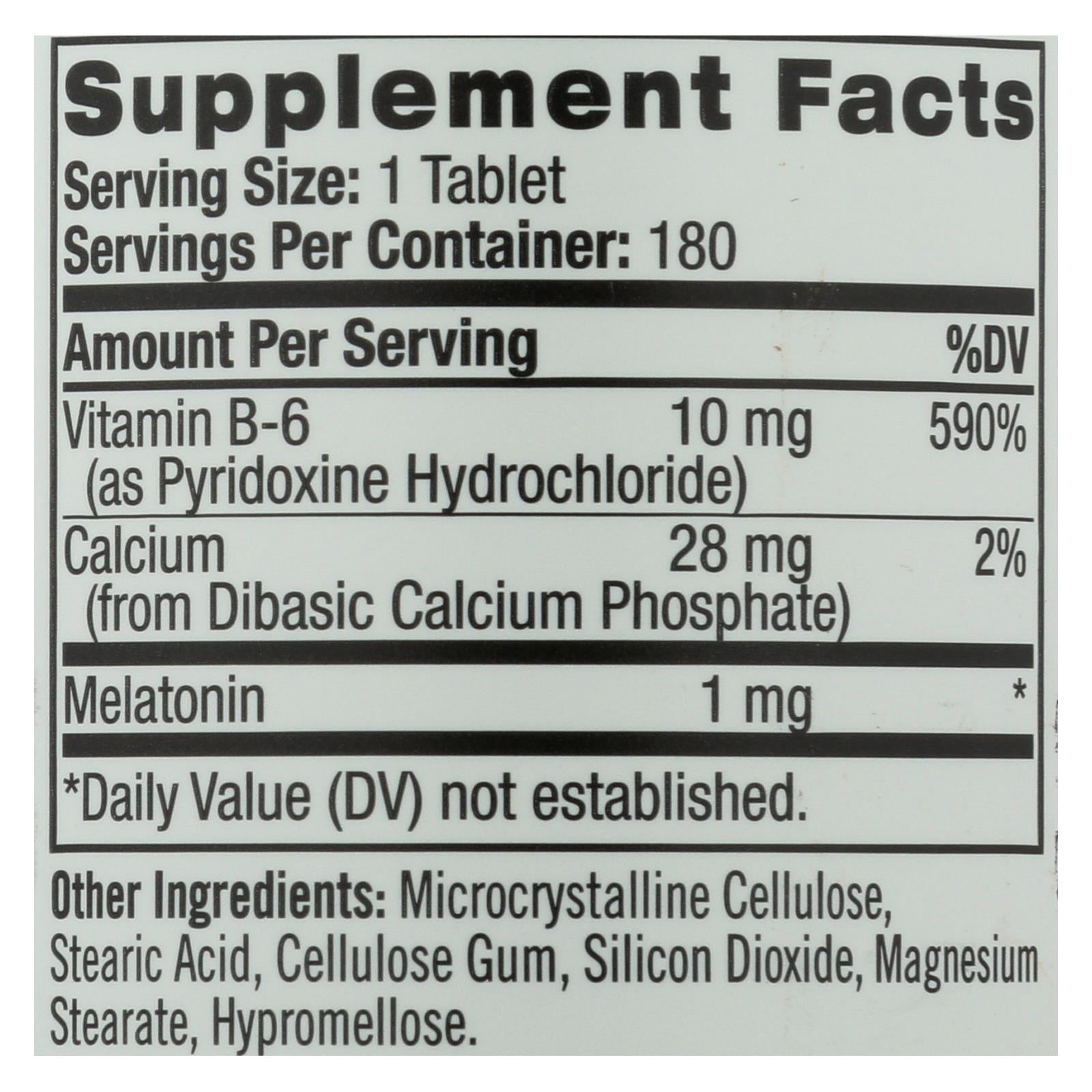 natrol melatonin 1 mg 180 tablets