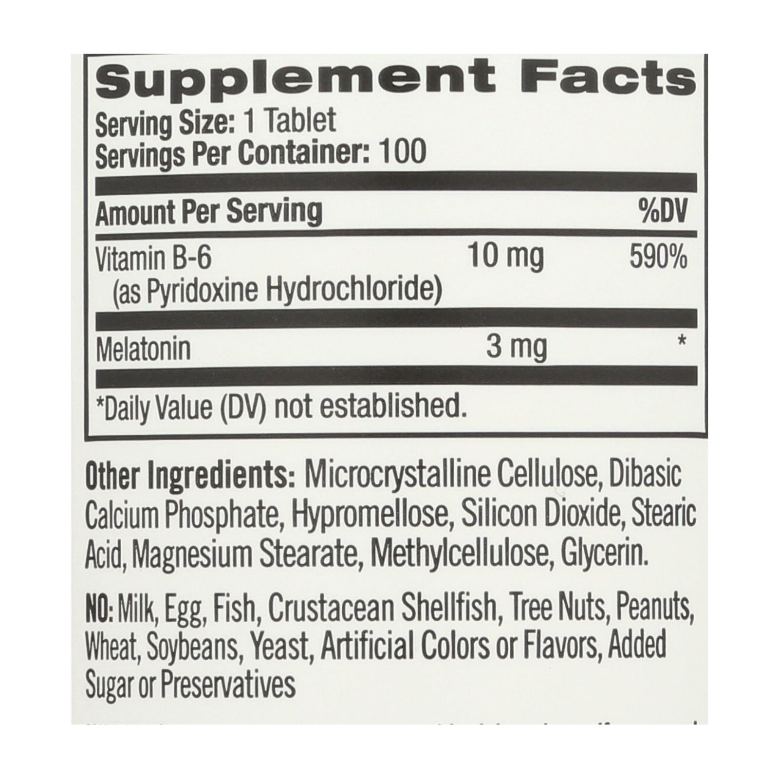 natrol melatonin time release 3 mg 100 tablets