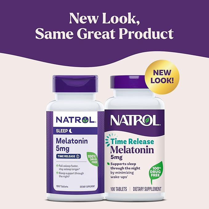 natrol melatonin time release 5 mg 100 tablets