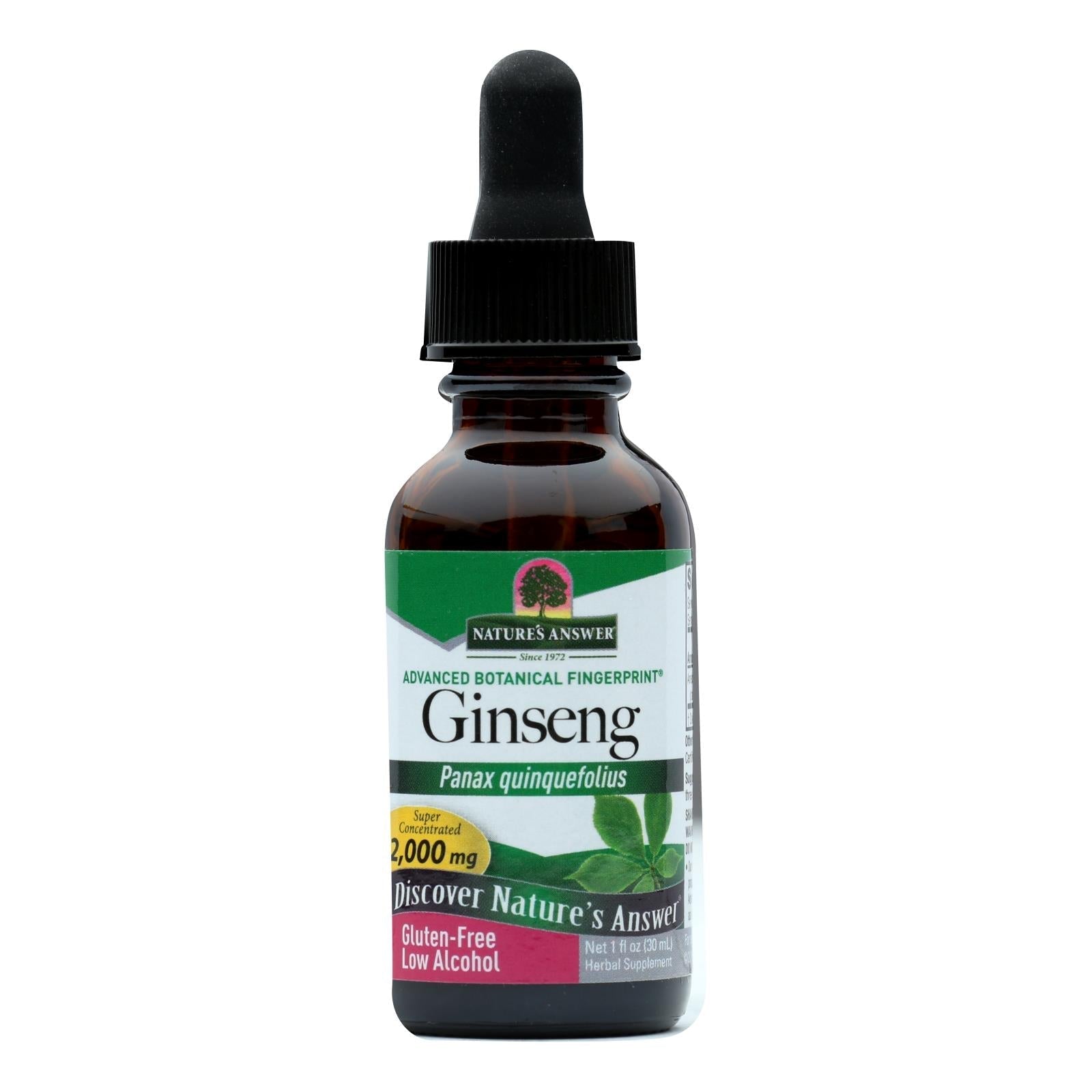 natures answer american ginseng root 1 fl oz