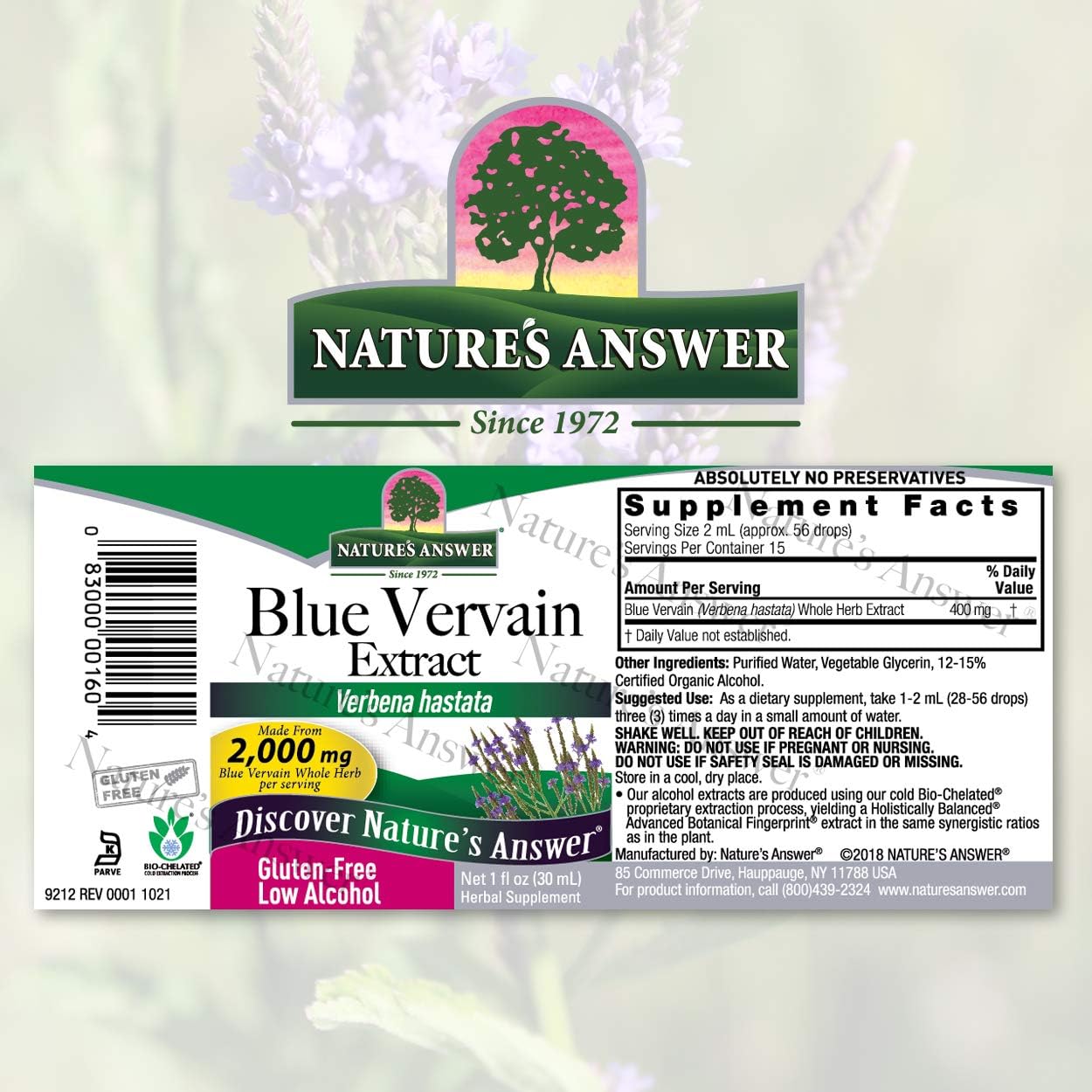natures answer blue vervain herb 1 fl oz