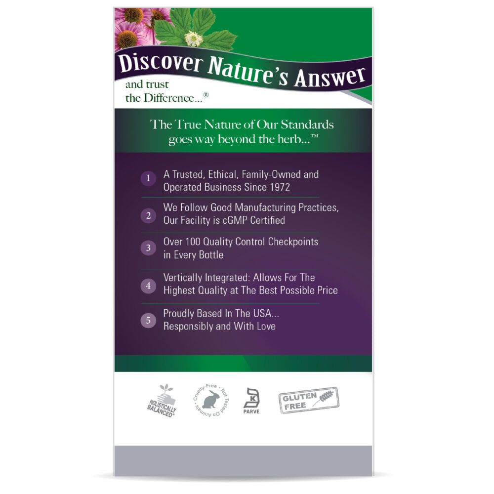 natures answer echinacea with goldenseal 90 vcaps