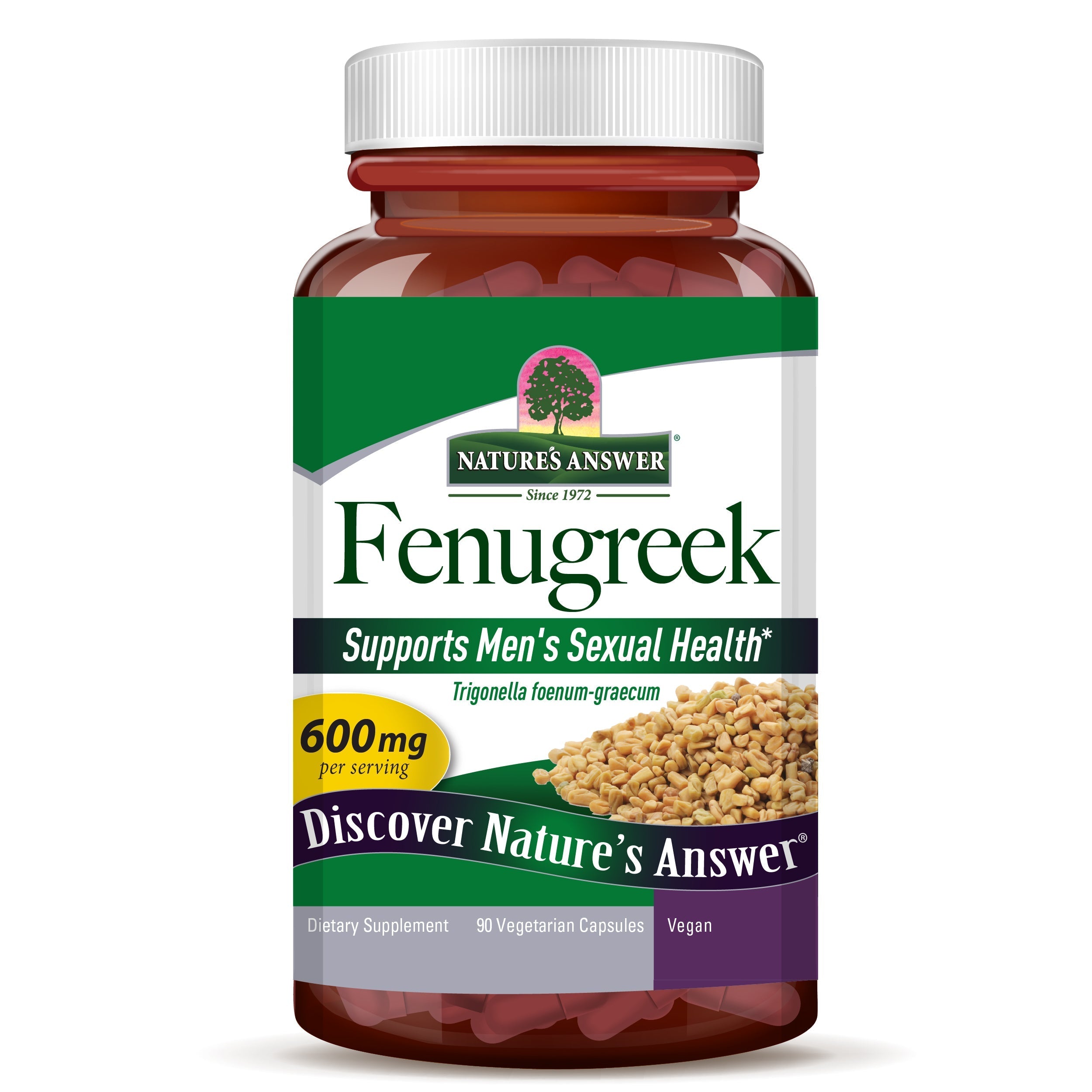 natures answer fenugreek seed 90 vegetarian capsules