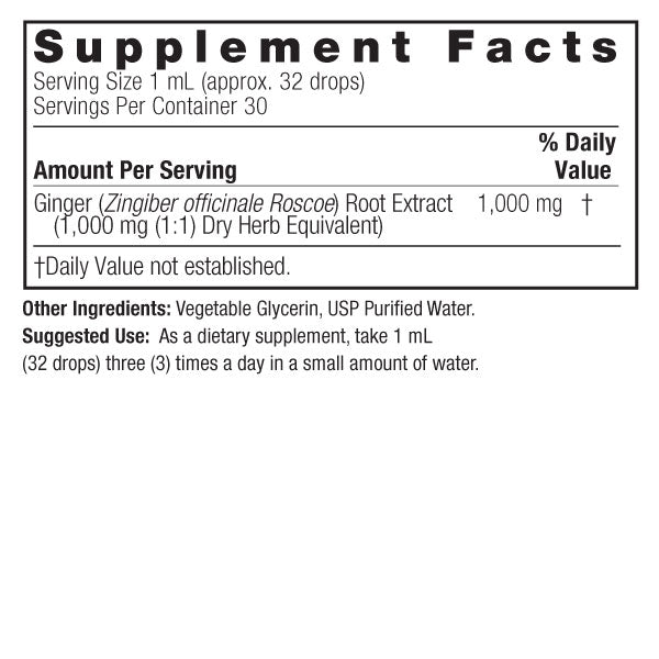 natures answer ginger root extract 1 fl oz