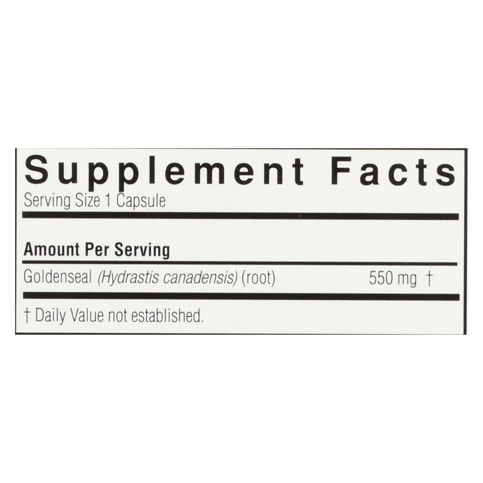 natures answer goldenseal root 50 vegetarian capsules