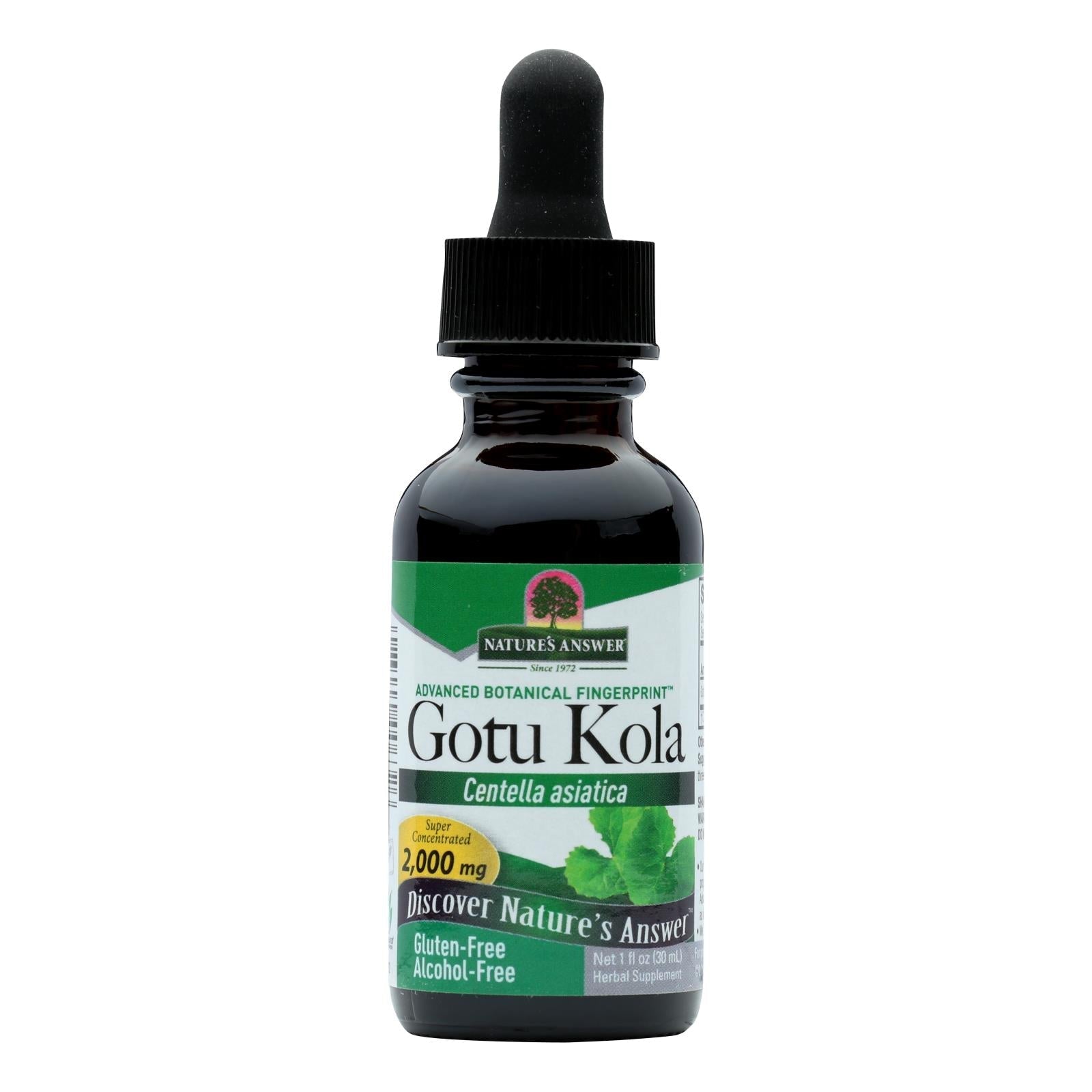 natures answer gotu kola herb alcohol free 1 fl oz