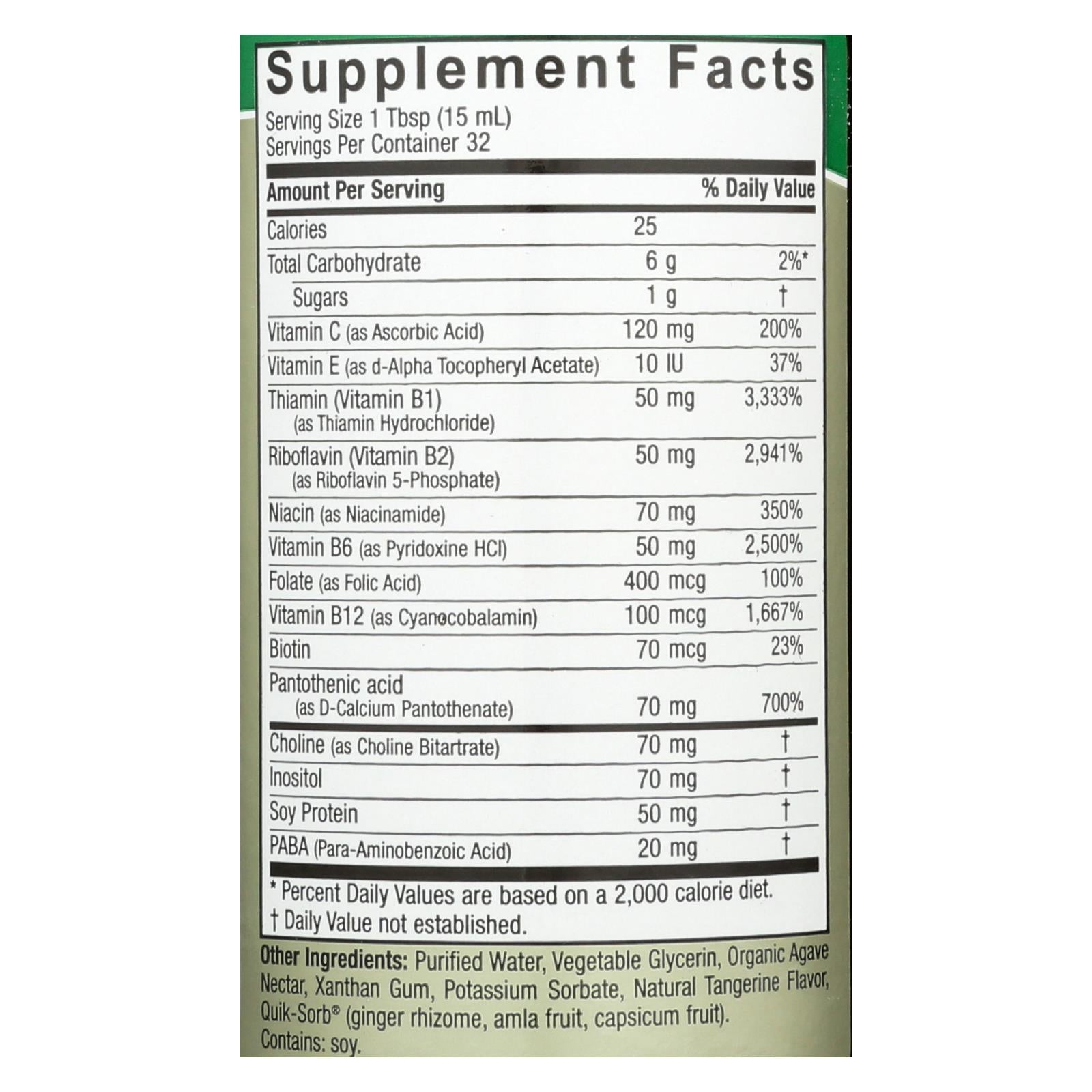natures answer liquid vitamin b complex 16 fl oz