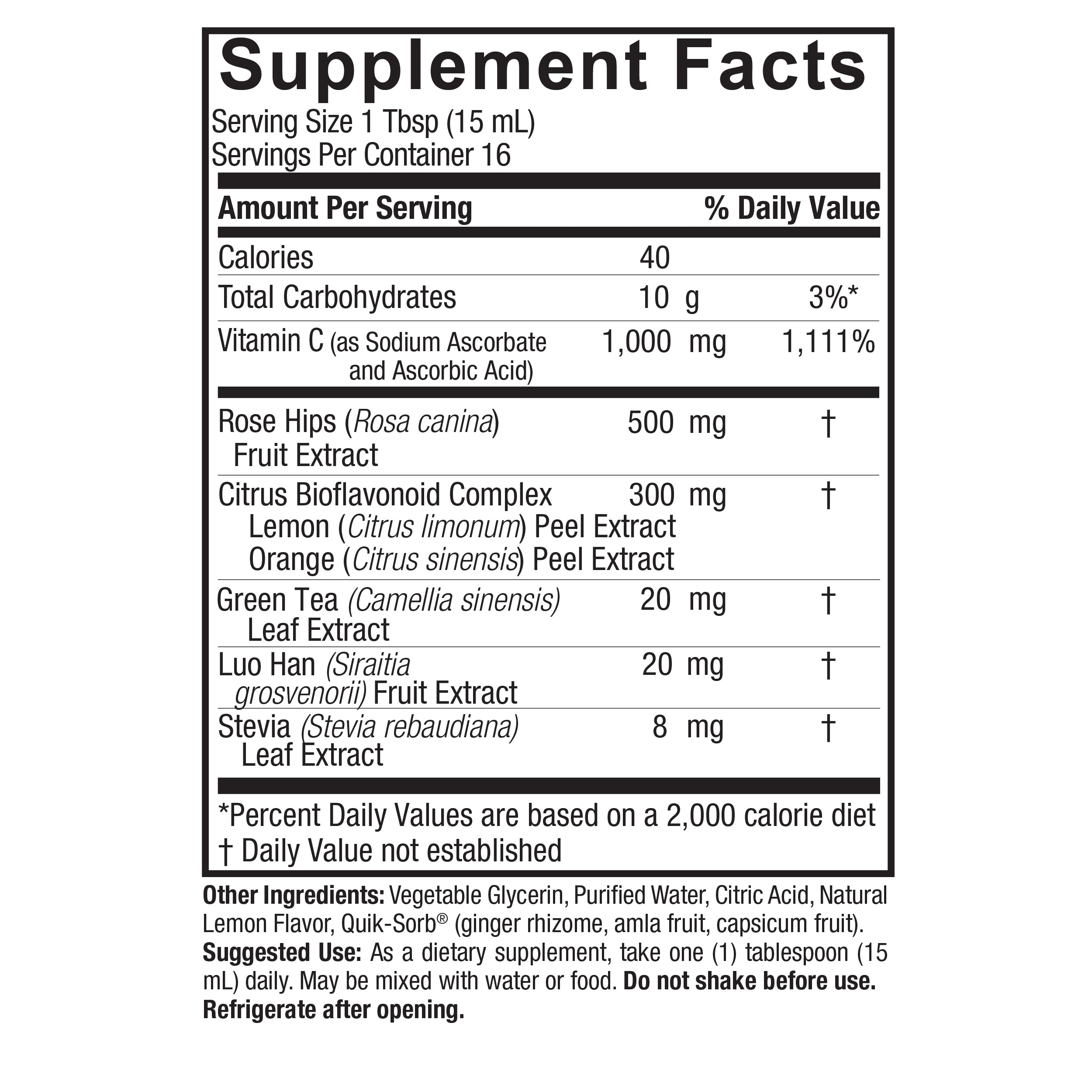 natures answer liquid vitamin c 8 fl oz