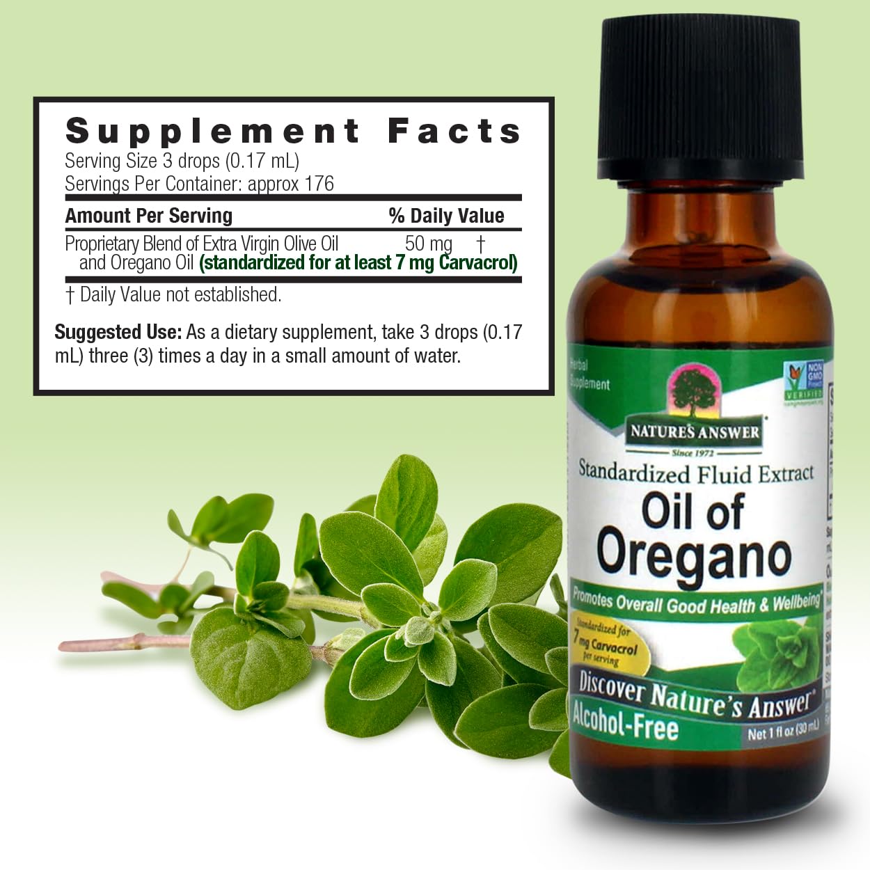 natures answer oil of oregano leaf 1 fl oz