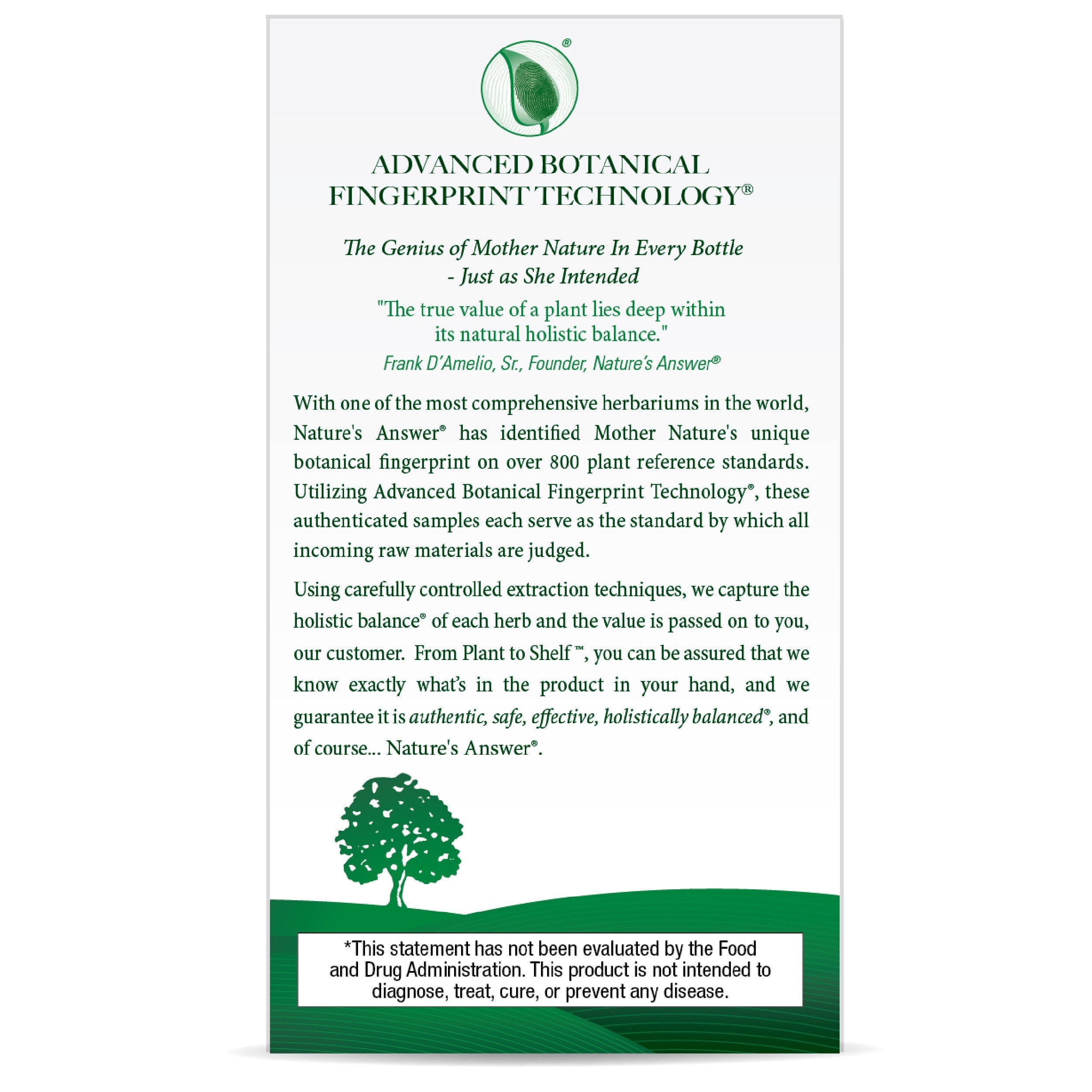 natures answer passionflower extract 60 vegetarian capsules