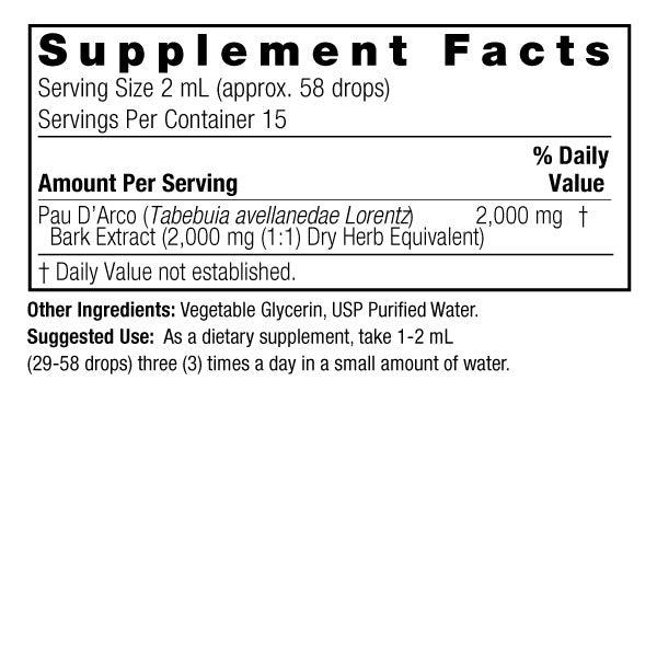 natures answer pau darco inner bark alcohol free 1 fl oz