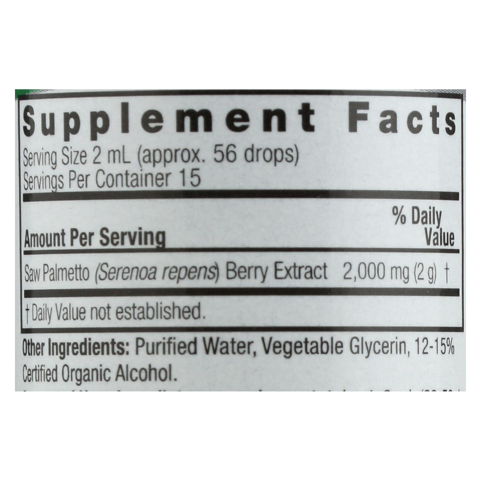 natures answer saw palmetto berries 1 oz