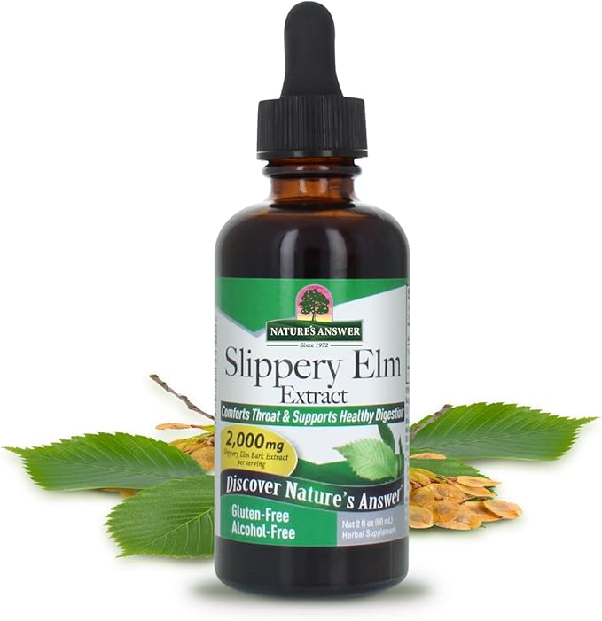 natures answer slippery elm inner bark 2 fl oz