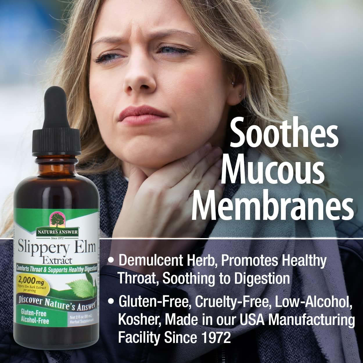 natures answer slippery elm inner bark 2 fl oz