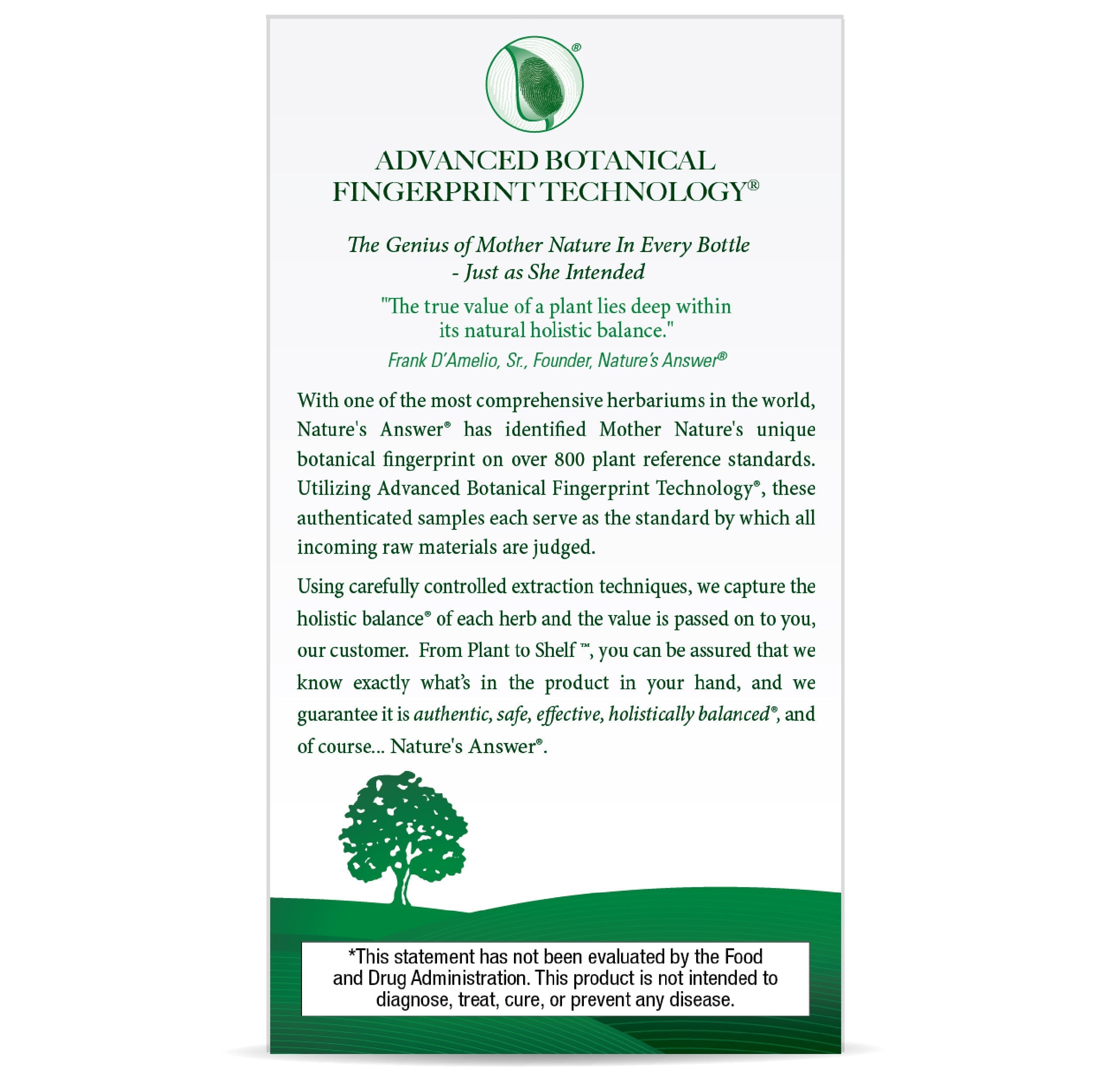 natures answer white willow bark standardized 60 vcaps