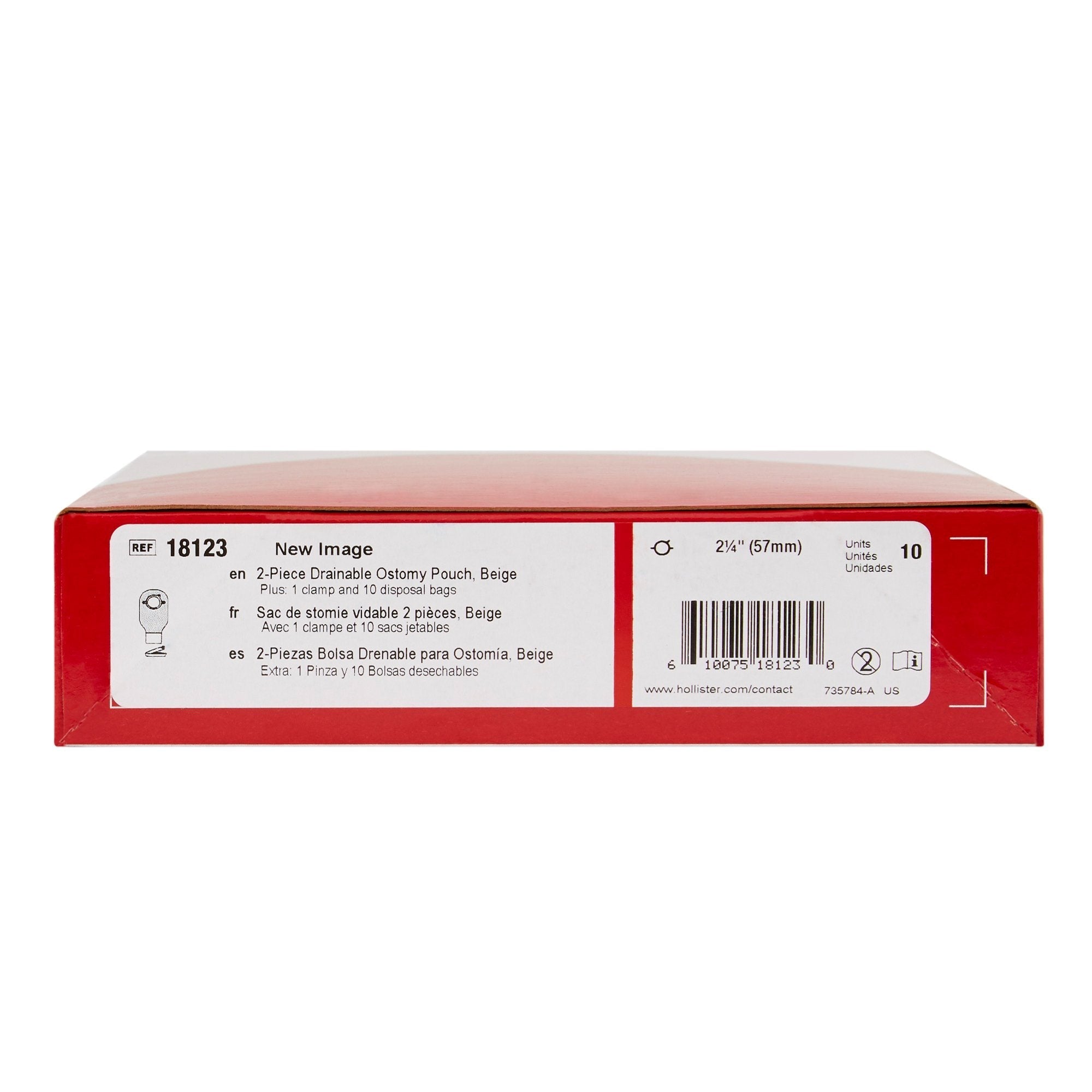 new image beige colostomy pouch 12 inch length 2 inch flange new image colostomy pouch mk474556bx