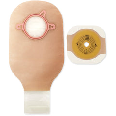 Ileostomy / Colostomy Pouch New Image Two Piece System 12 Inch Length Flat, Trim to Fit Drainable