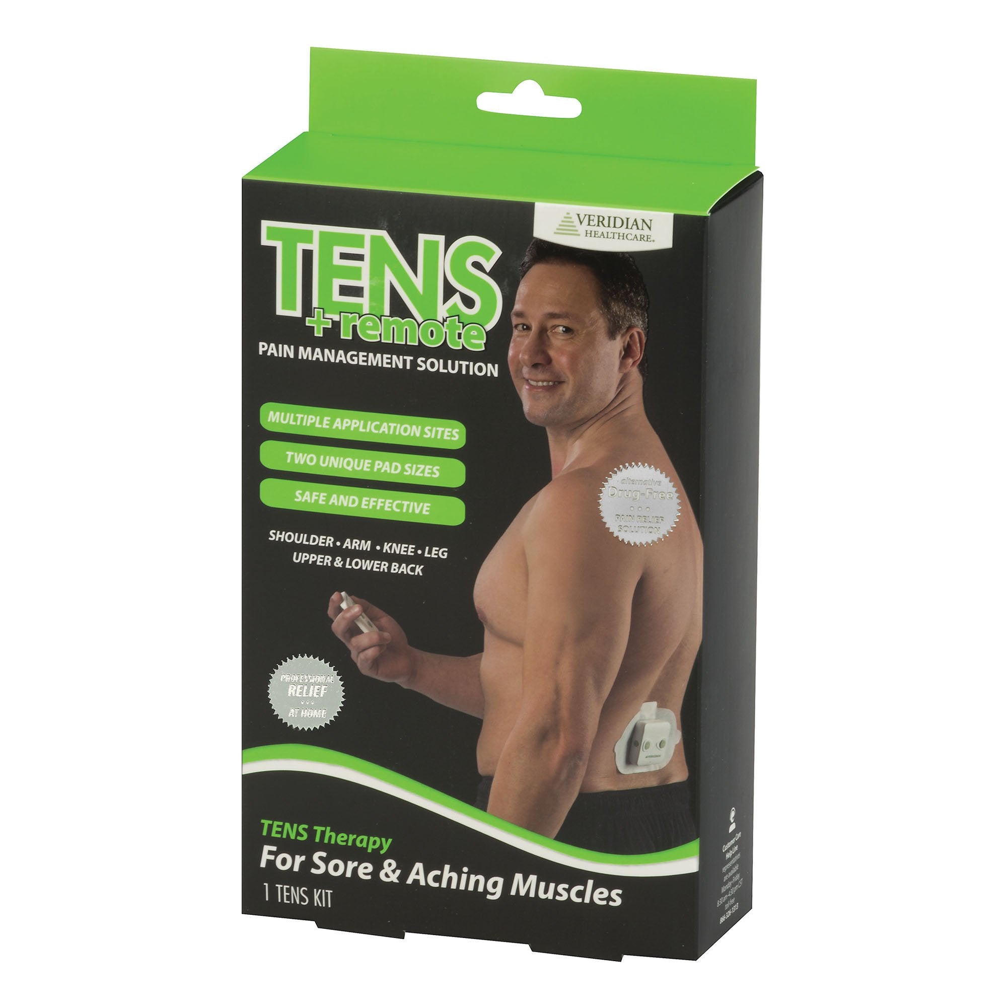TENS Unit Veridian Healthcare Single-Channel