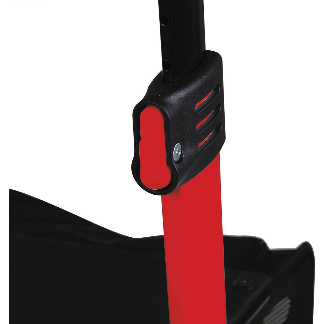 nitro aluminum rollator red tall height w 10 casters