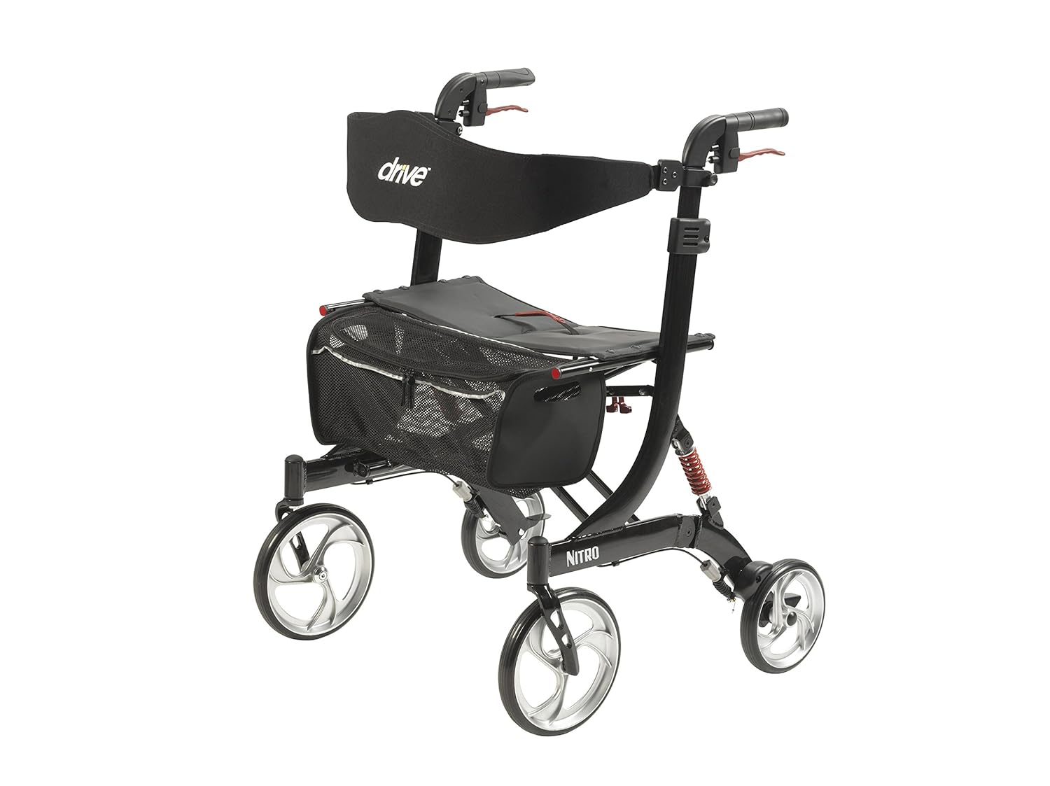 nitro rollator hd black bariatric black