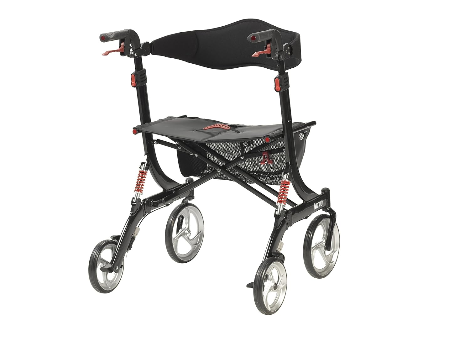 nitro rollator hd black bariatric black
