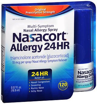 Allergy Relief Nasacort 55 mcg Strength Nasal Spray 0.57 oz.