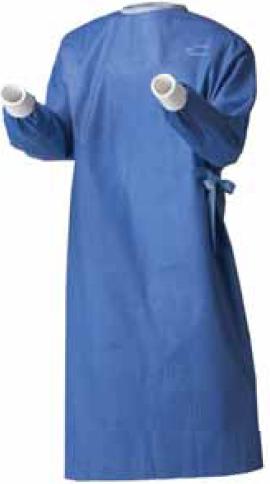 Non Reinforced Surgical Gown RoyalSilk 2X Large Blue Sterile AAMI Level 3 Disposable