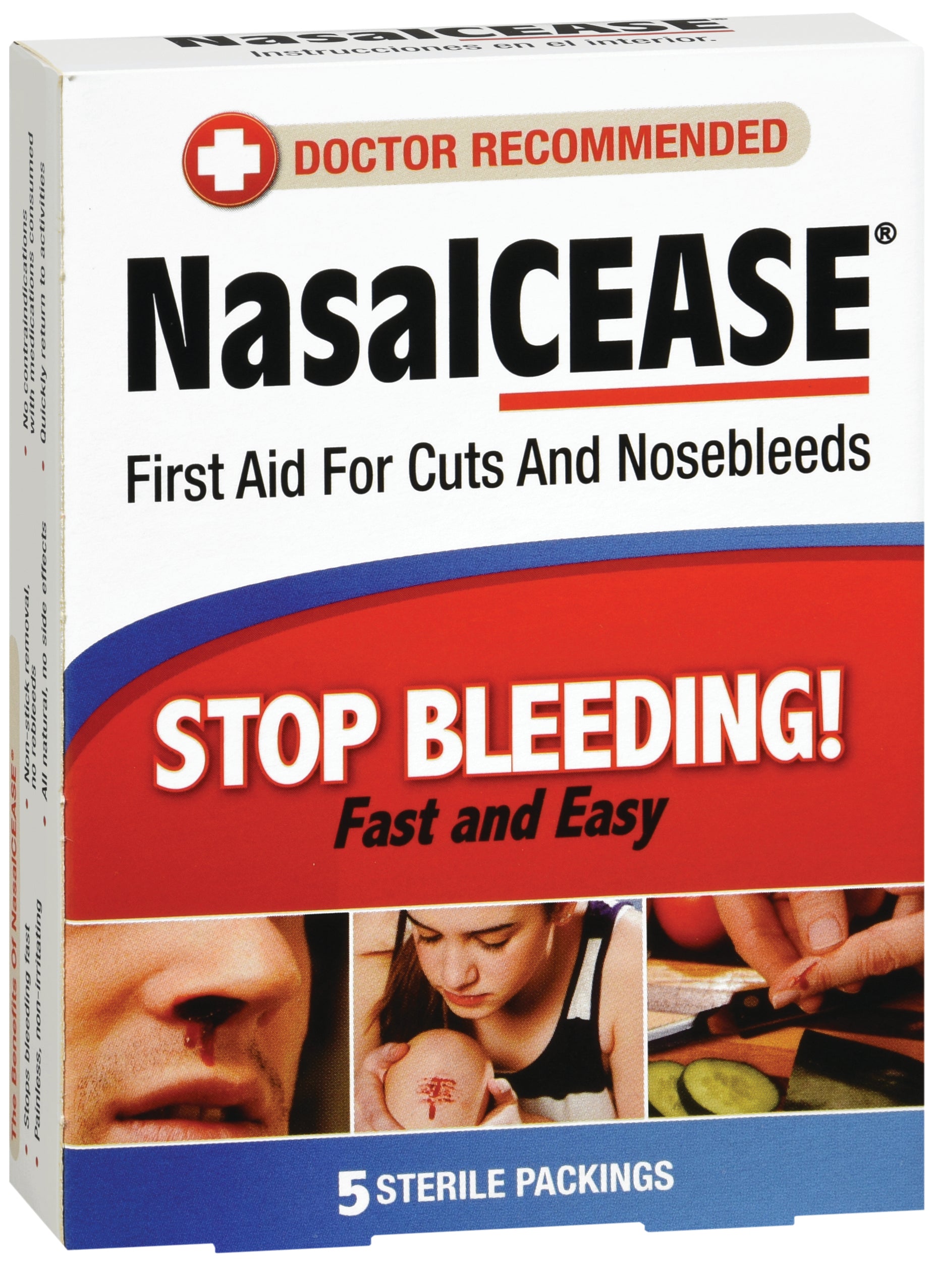 Nosebleed Treatment NasalCEASE Sterile