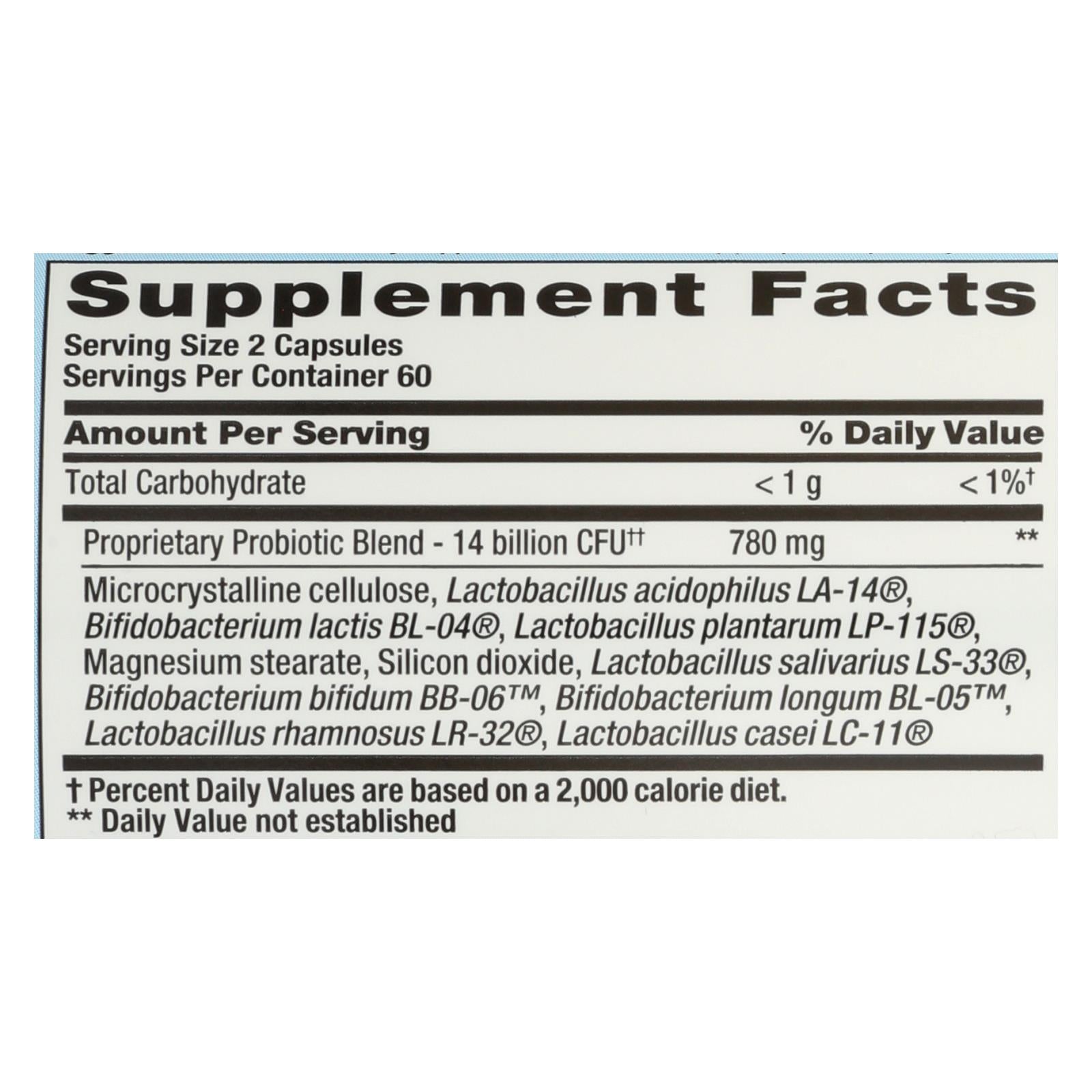 nutrition now pb 8 pro biotic acidophilus for life 120 capsules