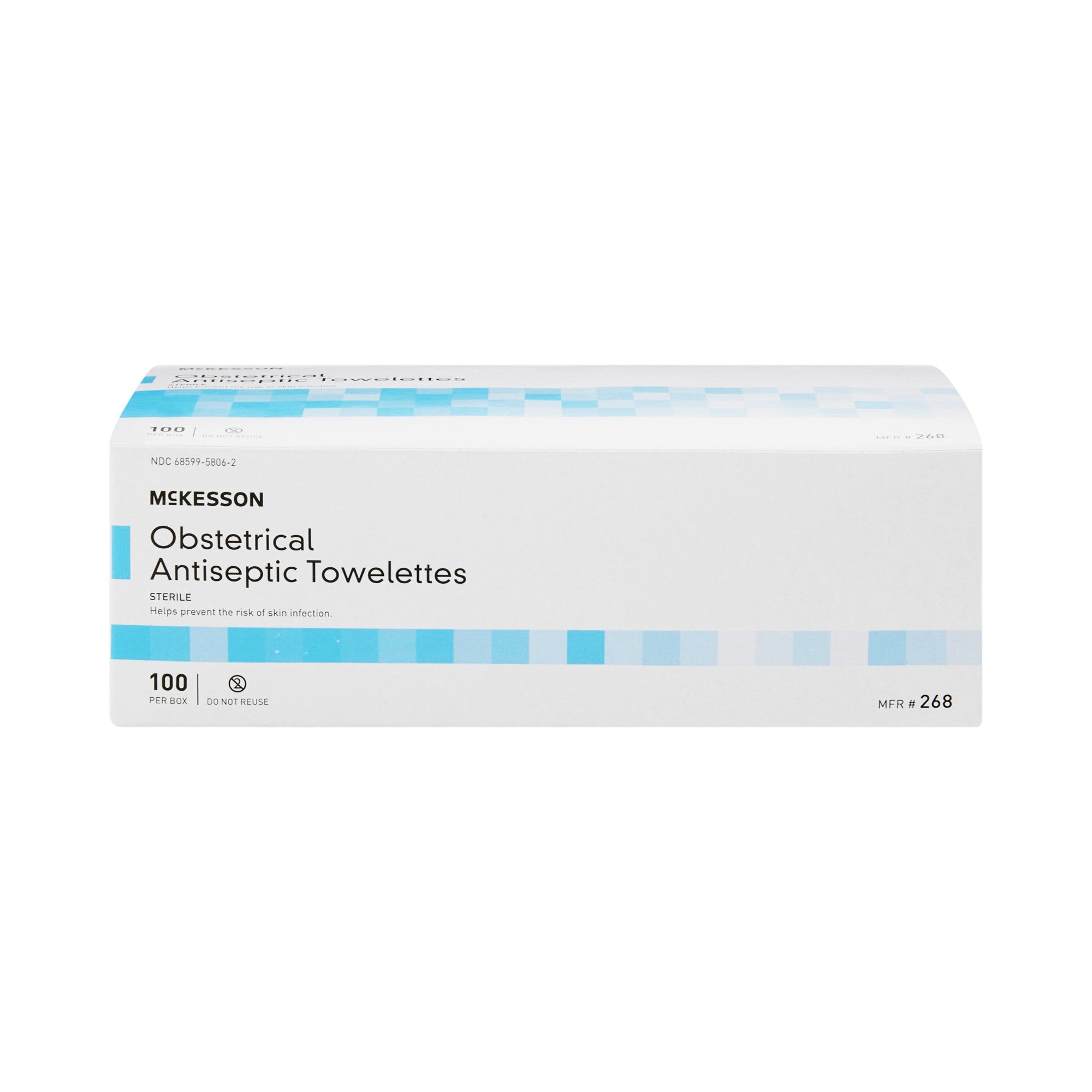 obstetrical cleansing towelette mckesson individual packet clean scent 100 count