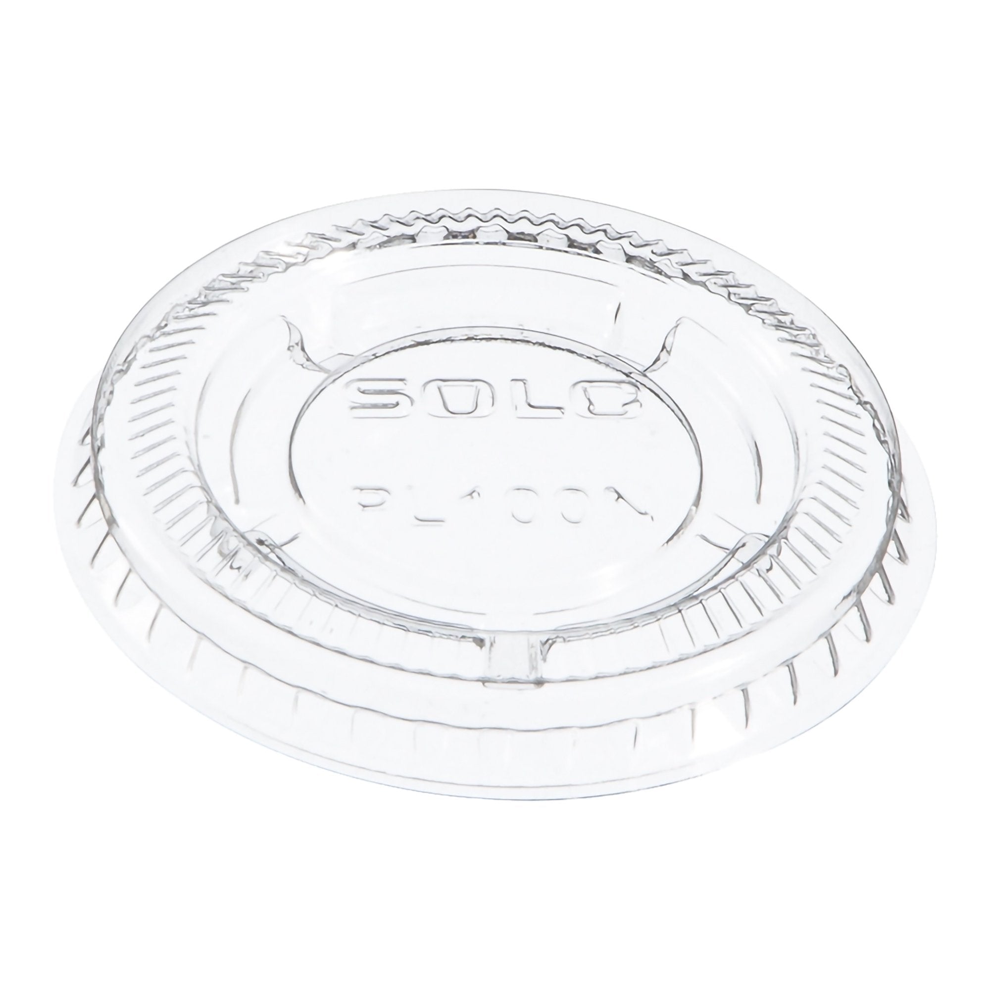 Portion Cup Lid Dart Solo Clear Plastic Disposable