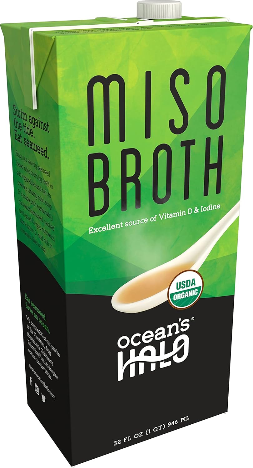 oceans halo broth miso case of 6 32 fz