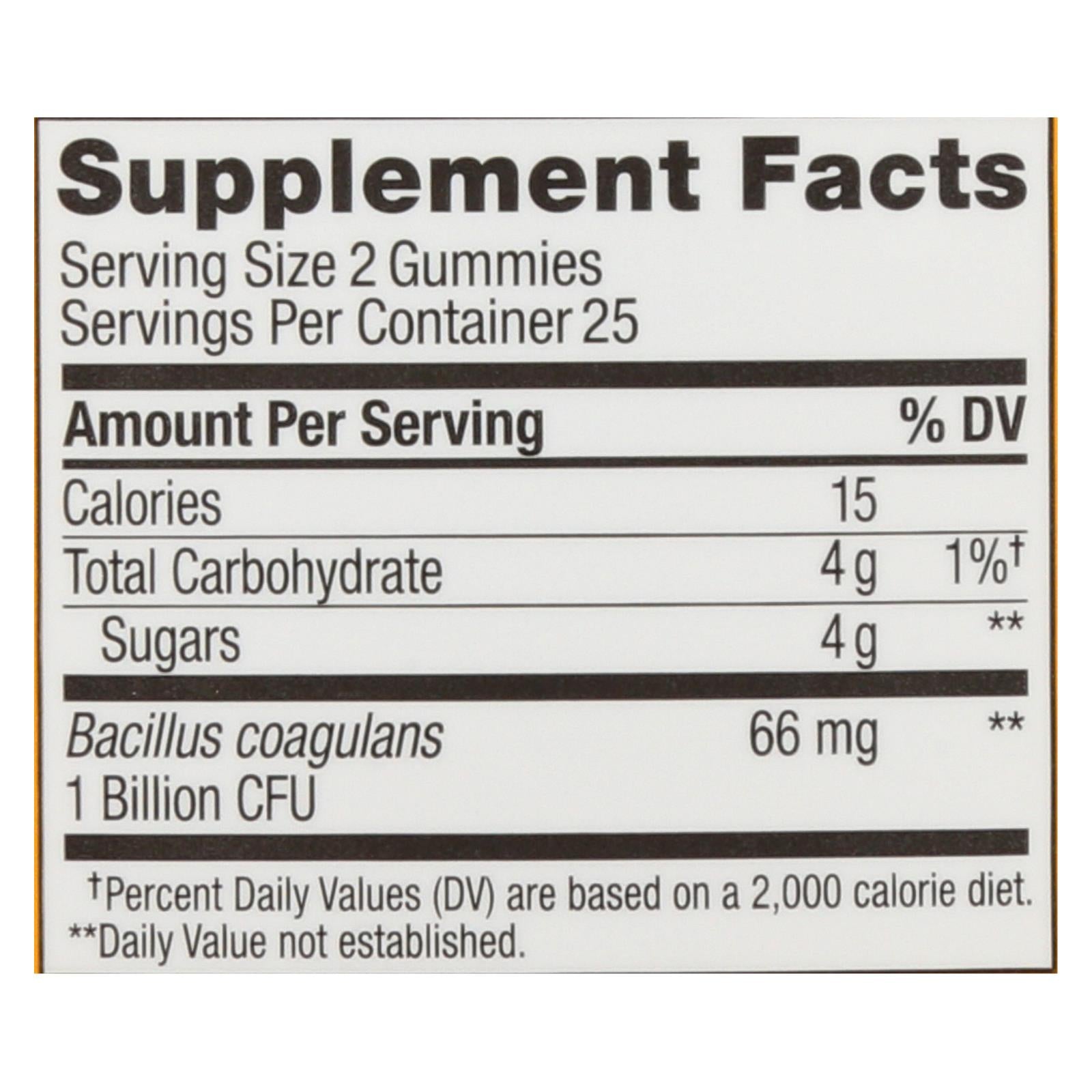 olly supp probiotic tropical mango 1 each 50 ct