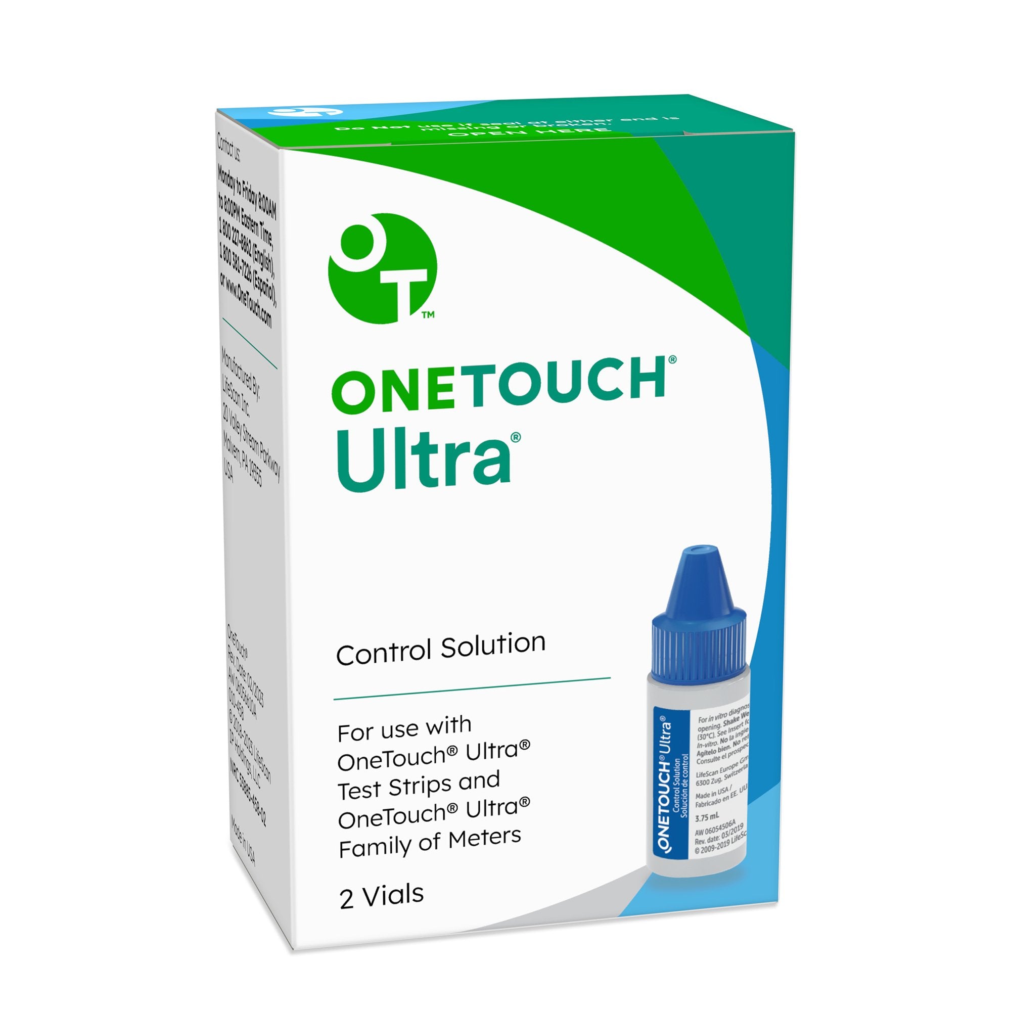 Blood Glucose Control Solution One Touch Ultra Level 1 & 2